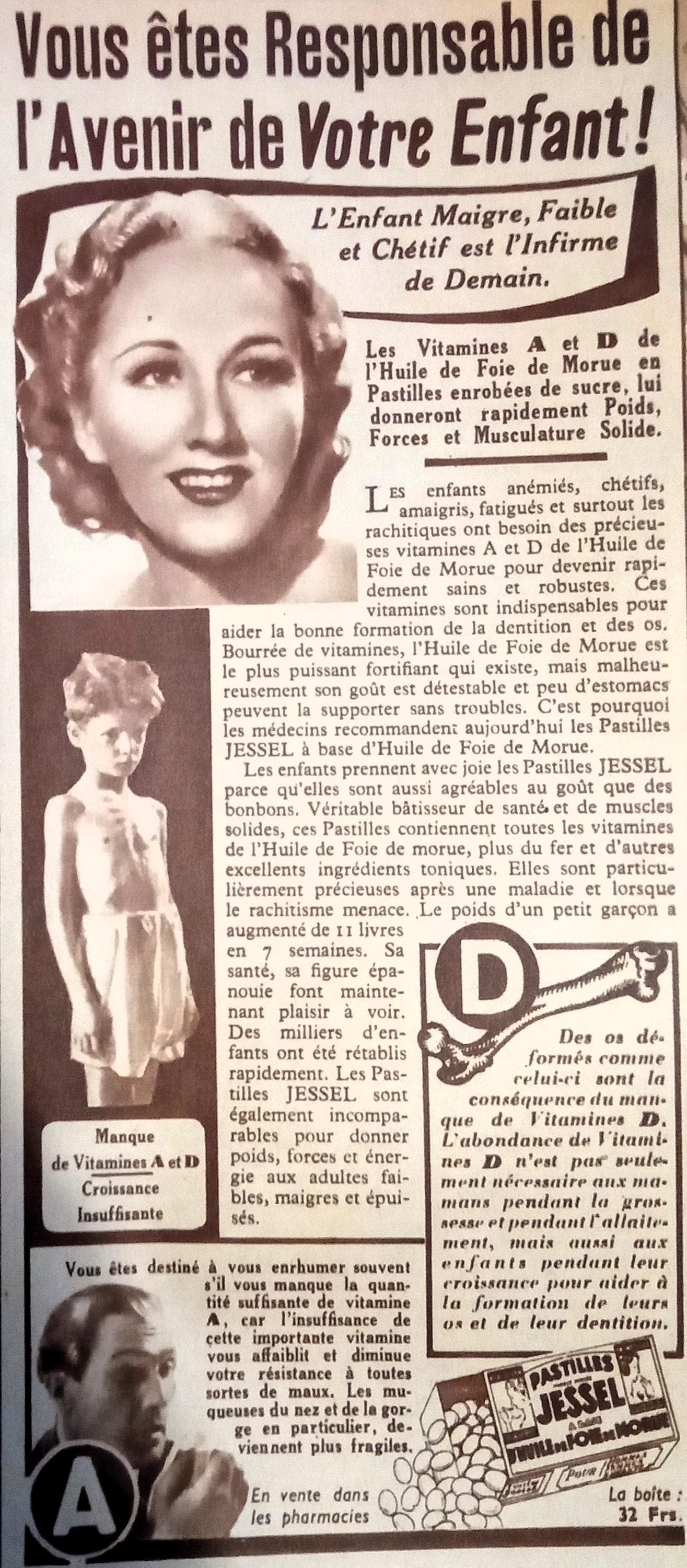 publicite-annees-50-enfant-chetif