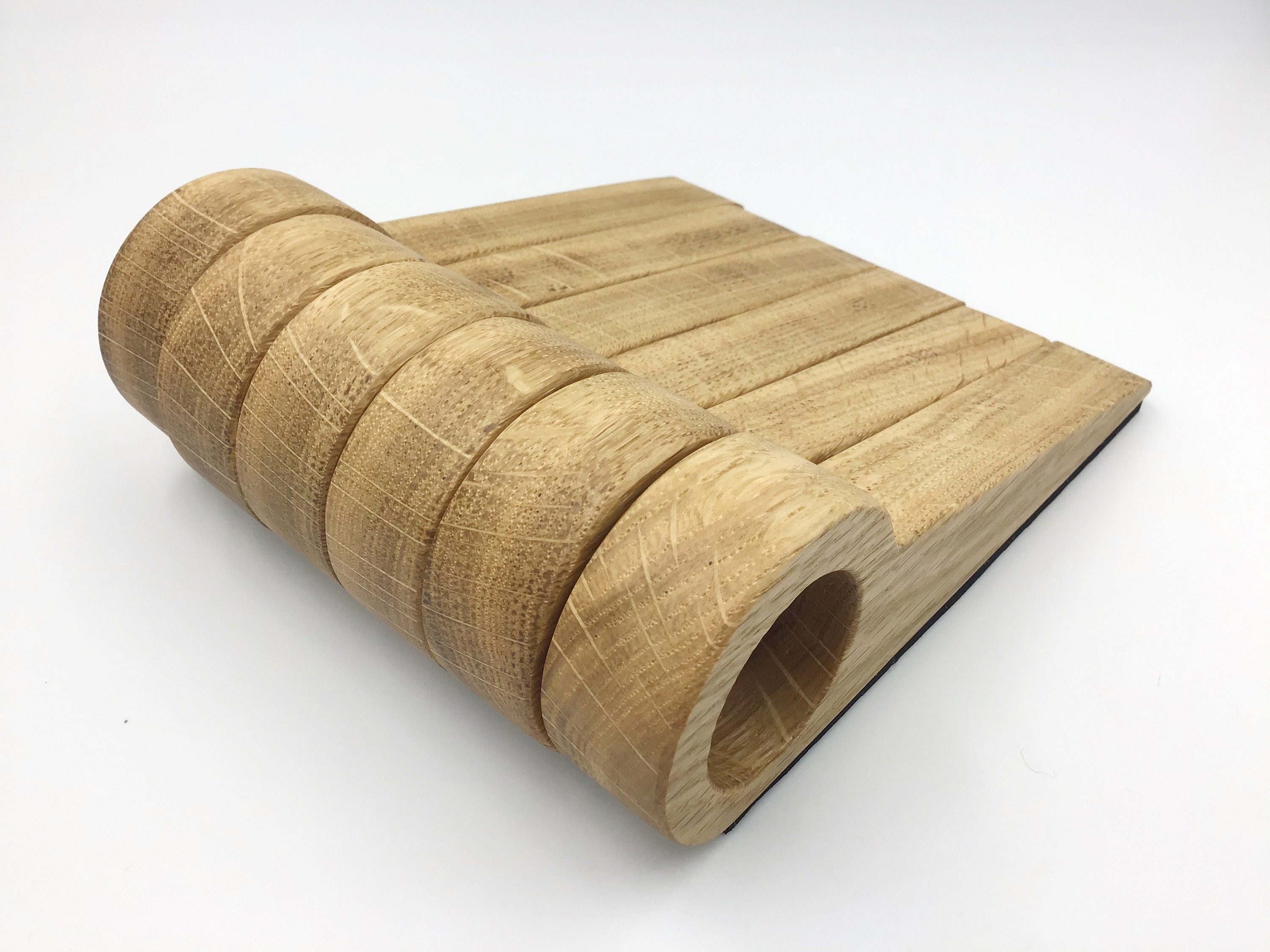 Light Oak wood Doorstops - handmade in West Wales UK by gorlech