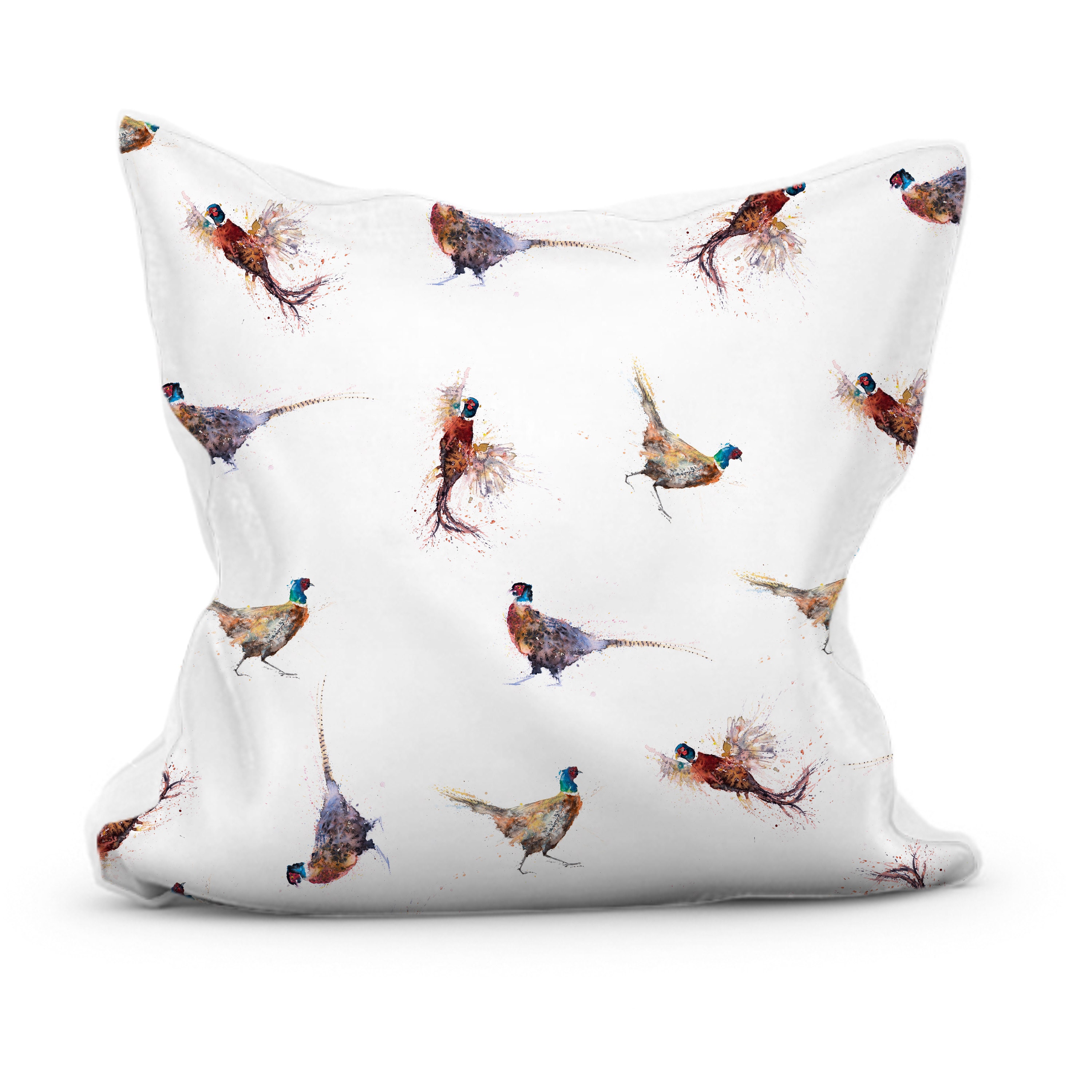 Pheasant Print Cushion