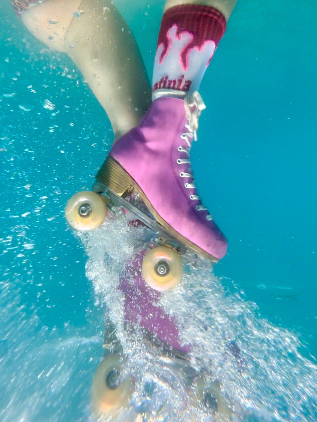 pink fire patinia socks