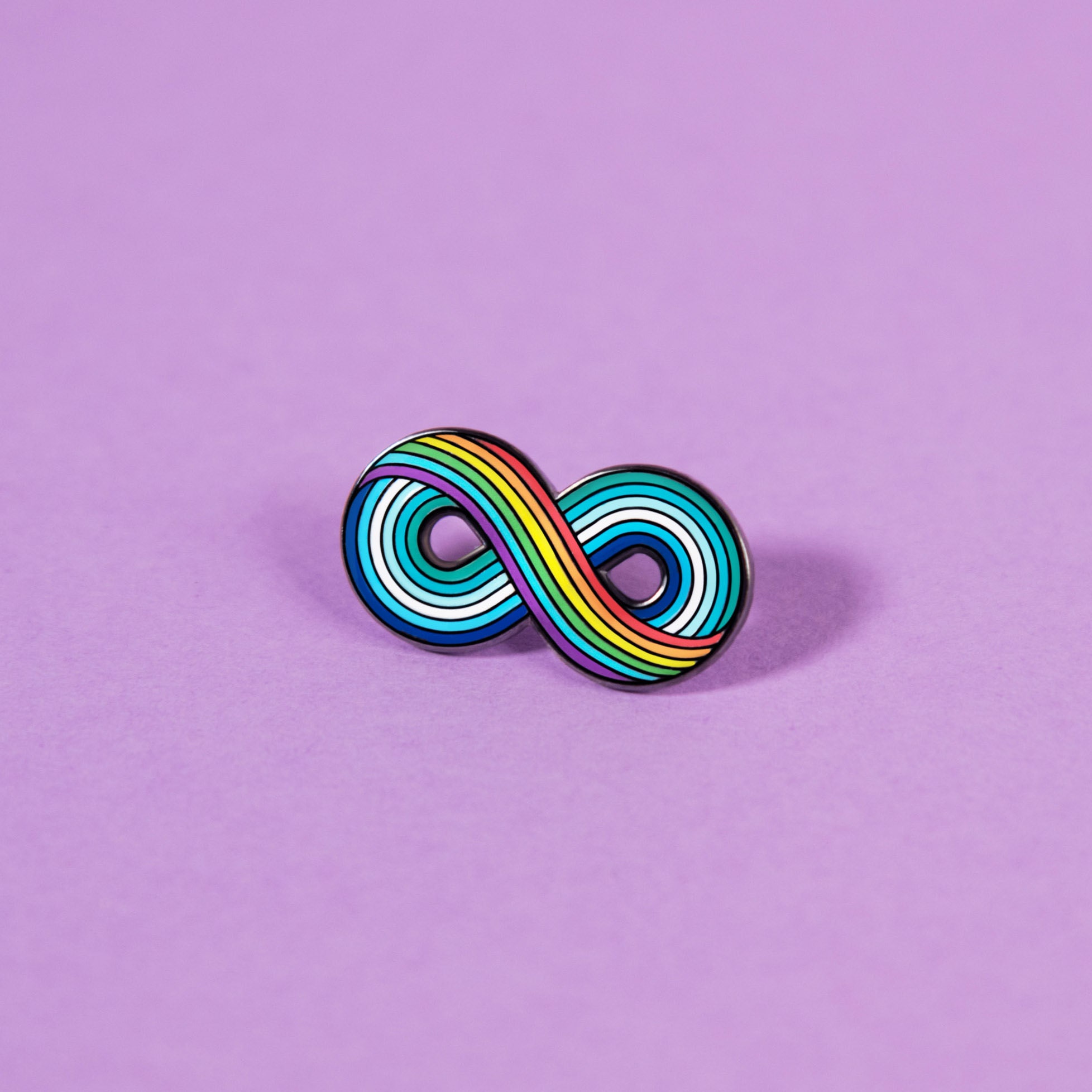 New Gay Male MLM Pride Flag Enamel Pin LGBT Badge