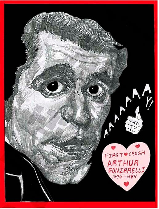 Fonzie from Happy Days (t.v series)-Feb. 22, 2015