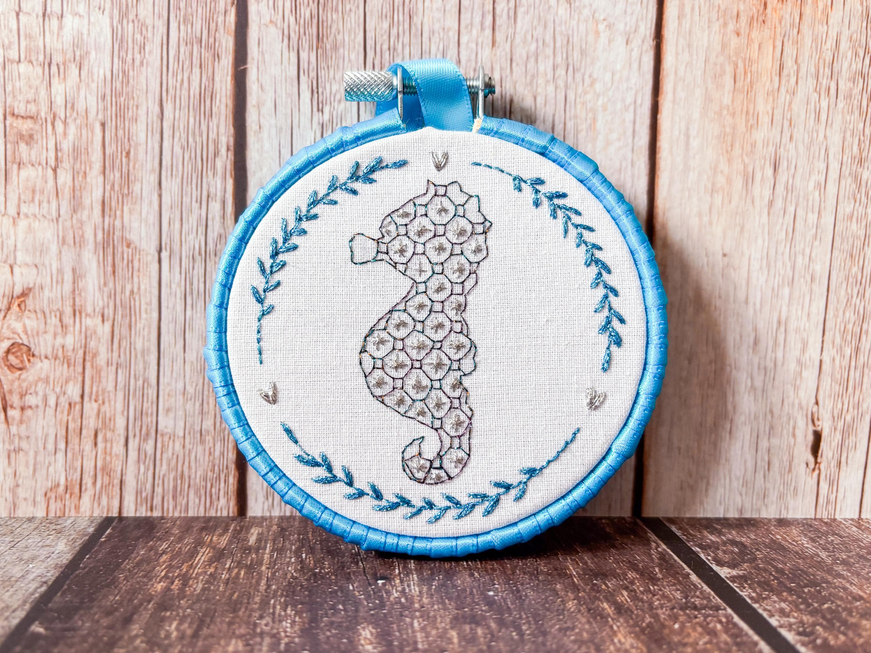Seahorse Embroidery Pattern