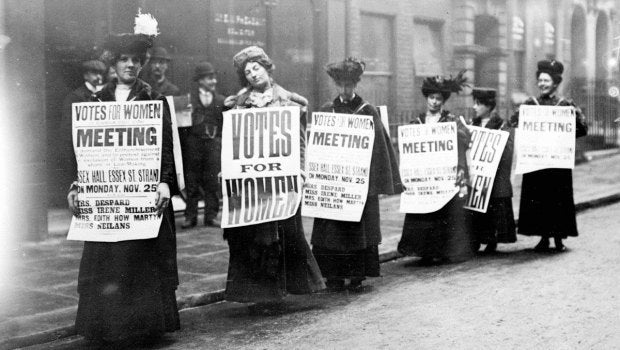 Suffragette Protestors, 1908