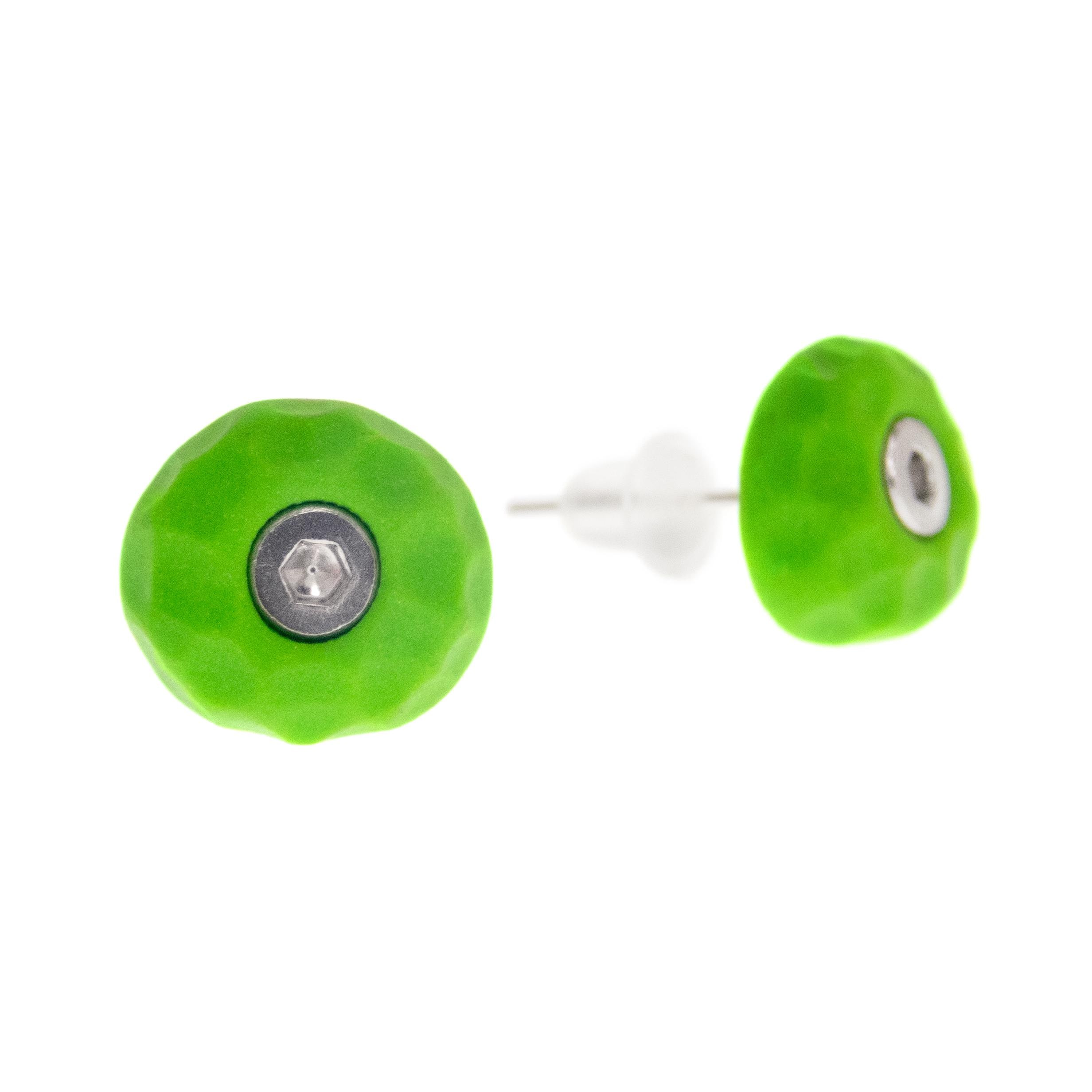 Handmade Rock Climbing Holds Stud Earrings by Nadamlada, unique gift for rock climber girl, beginner boulderer jewelry, thoughtful birthday or Christmas present.