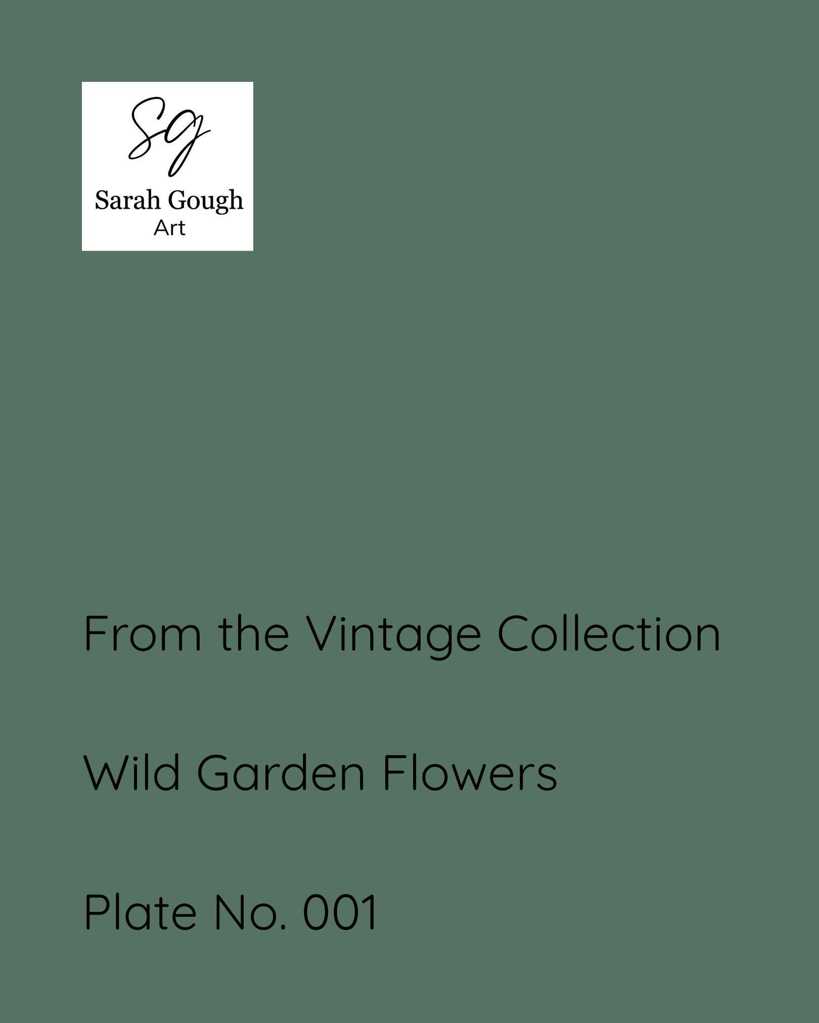 A celebration of some of Britains most beautiful wild garden flowers, illustrated in a timeless vintage style.