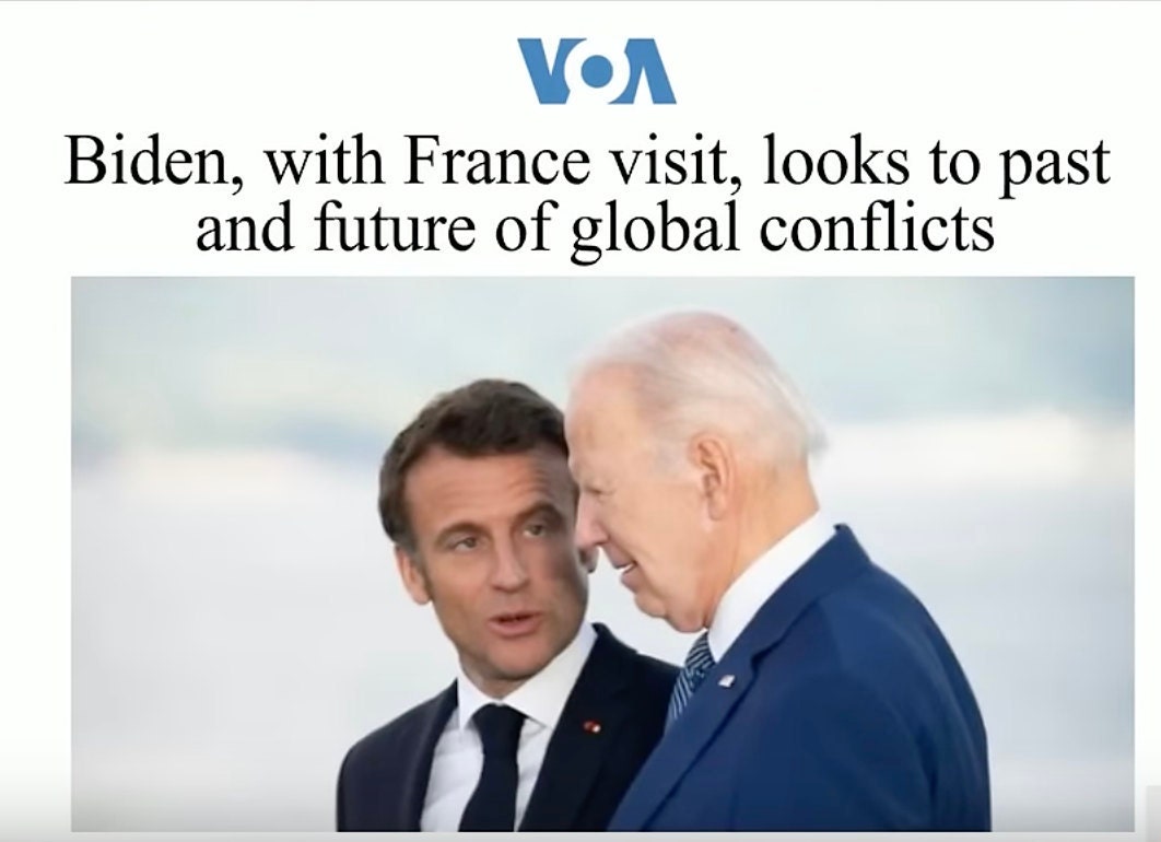 Biden in France