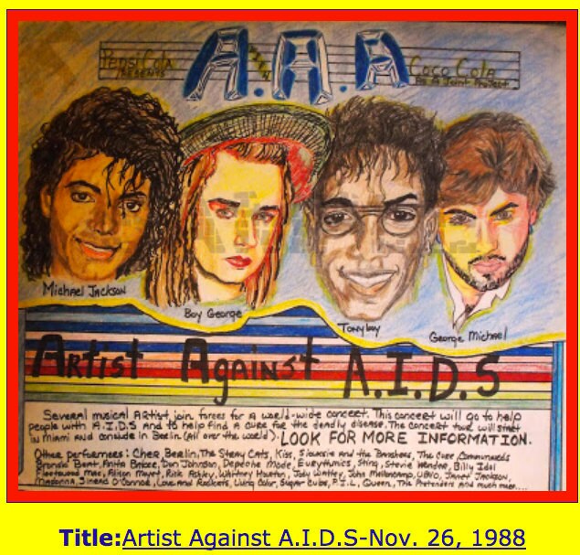 Forever, George Michael#2-A.A.A.-Artist Against A.I.D.S-Nov. 26, 1988