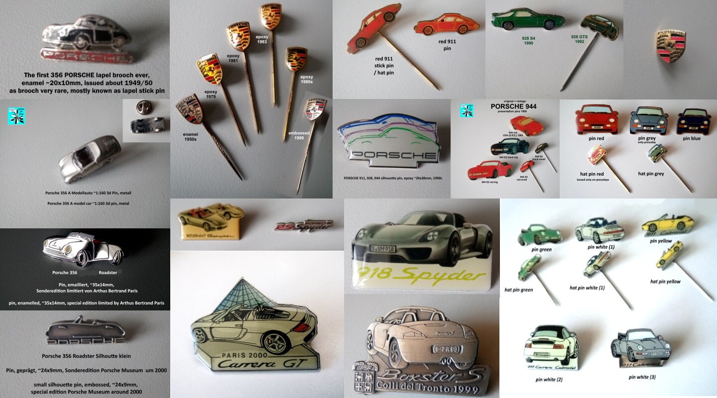 Porsche Pin Collection