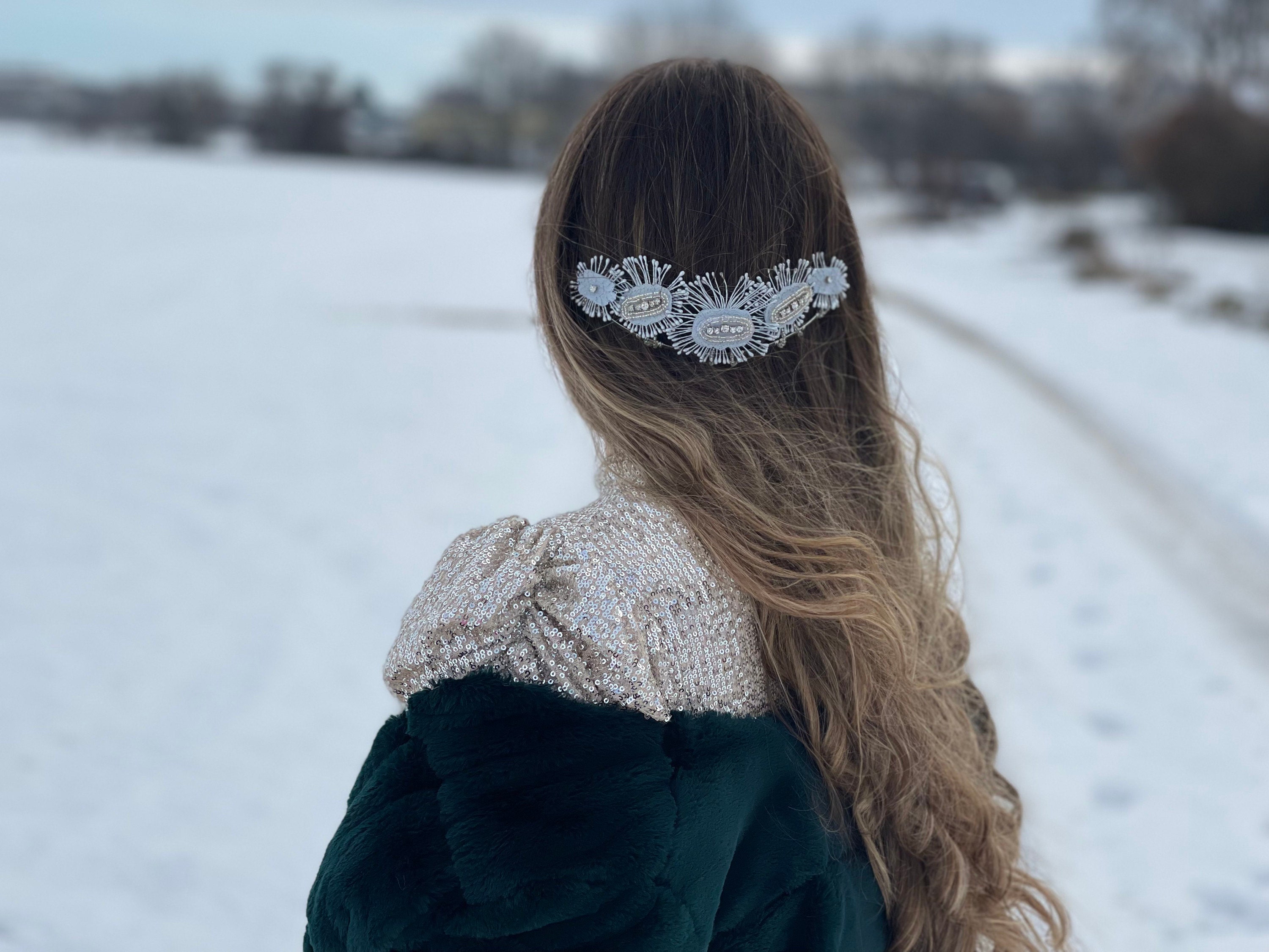 star headband, constellation headband, snowflake headband