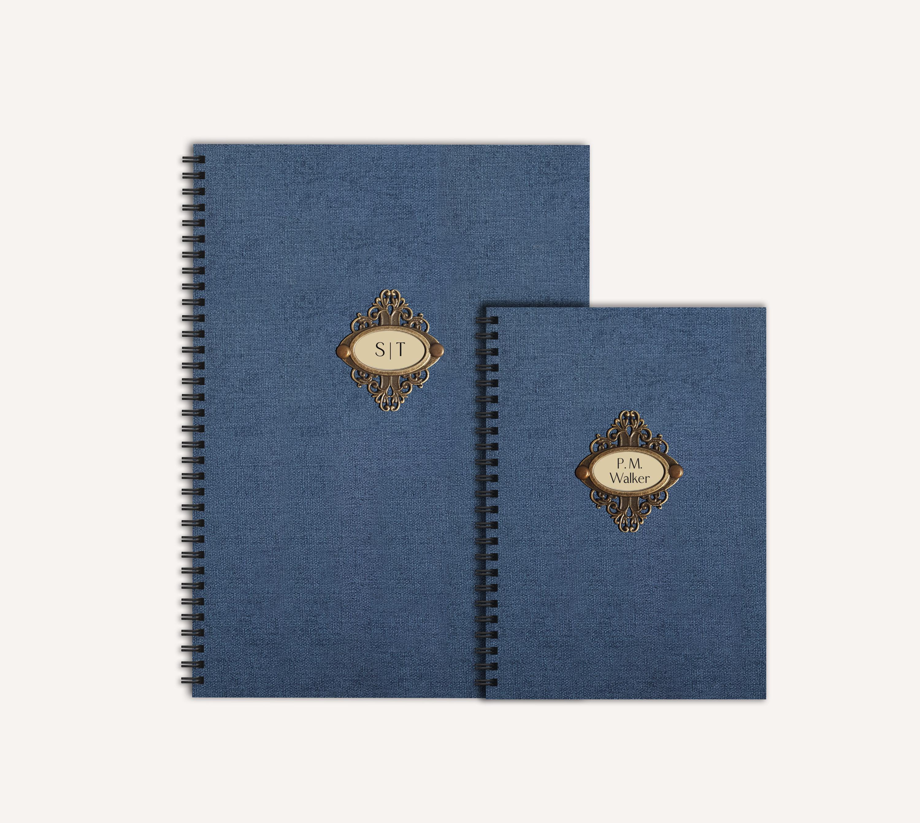 Hardcover Notizbuch in Blau