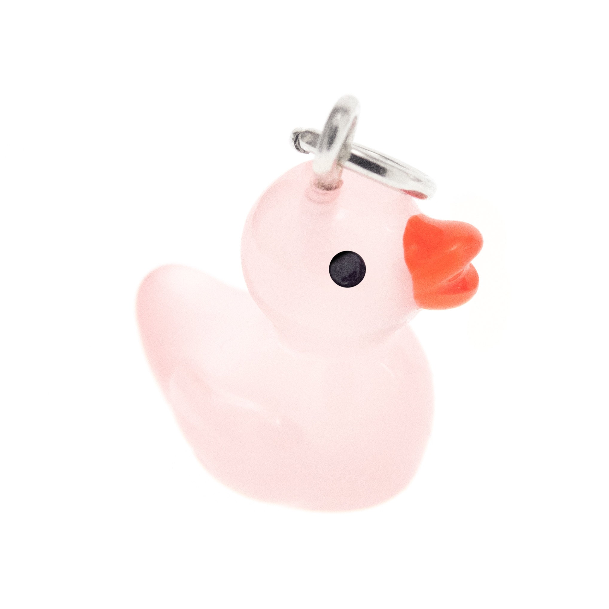 Rubber Duck Keychain Pink