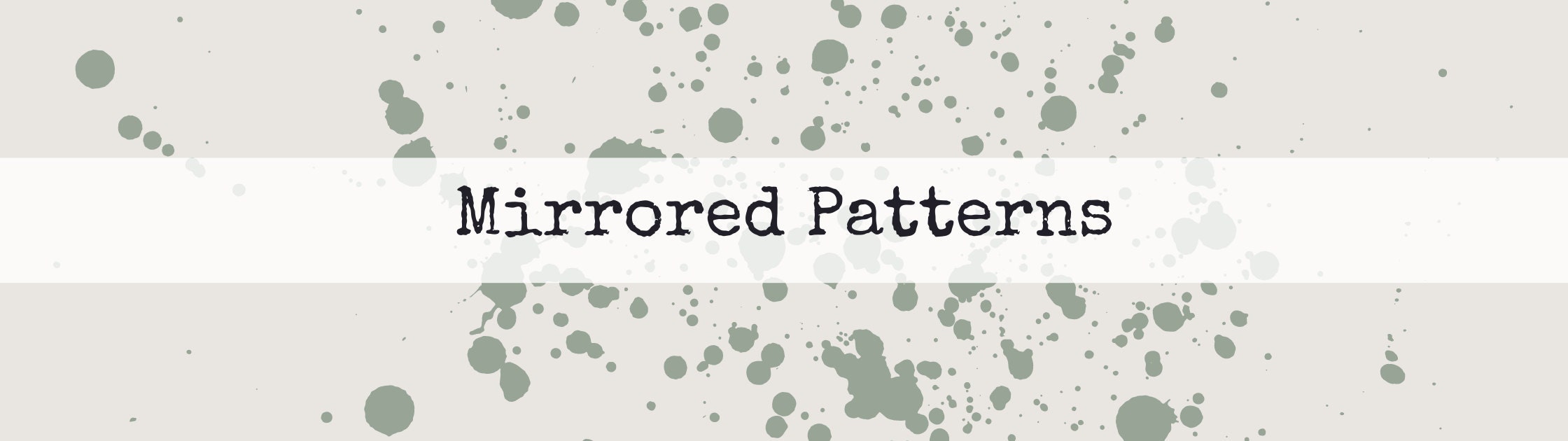 How to remove mirrored pattern from glass