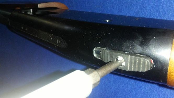 Removing mossberg safety