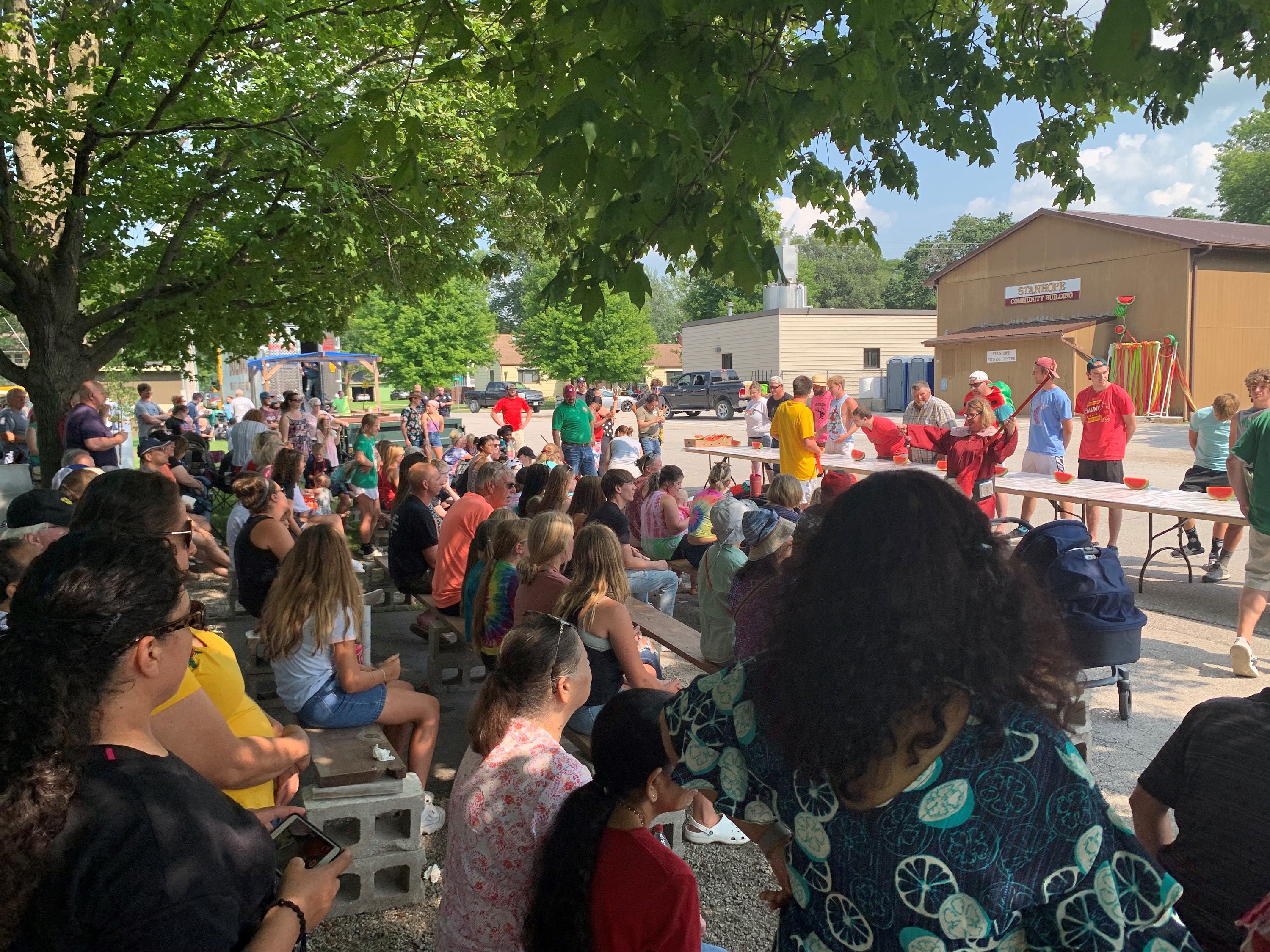 2022 Stanhope State University Watermelon Eating Championship at
