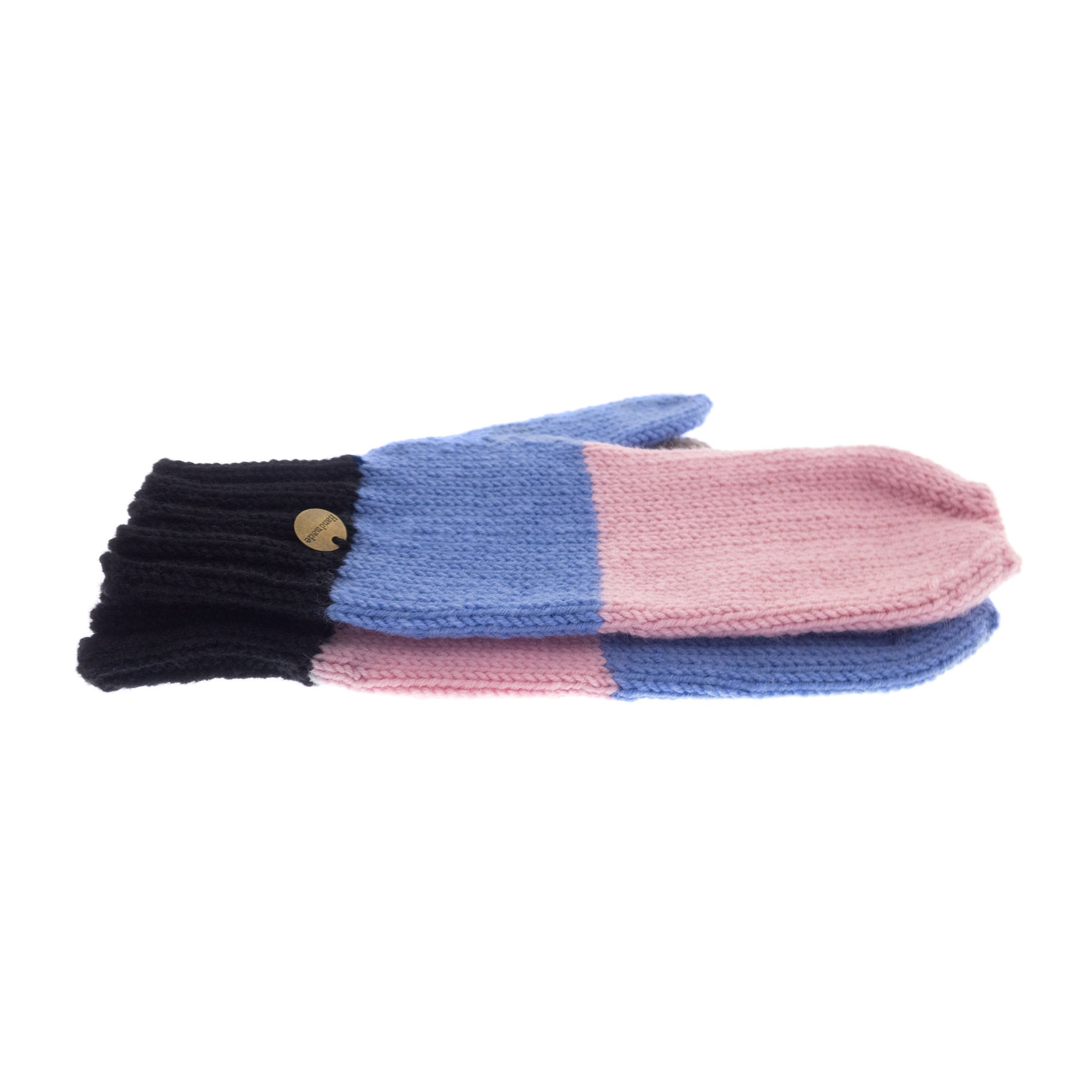 handmade mittens for women, woollen ladies gloves of warm cashmere wool