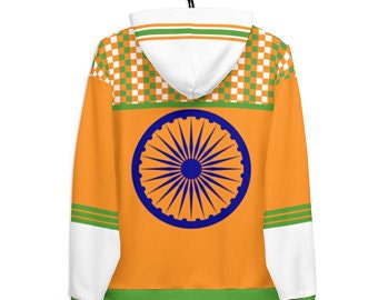 India Hoodie Back