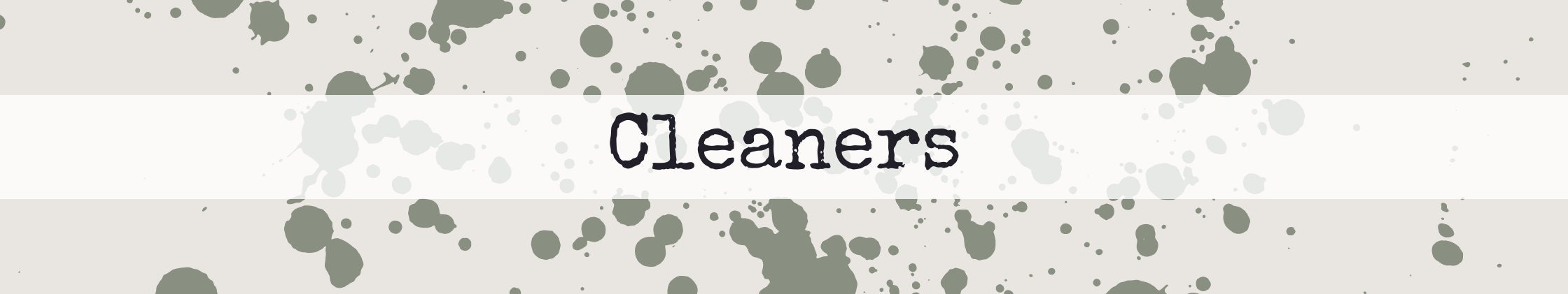 Cleaners for furniture painting