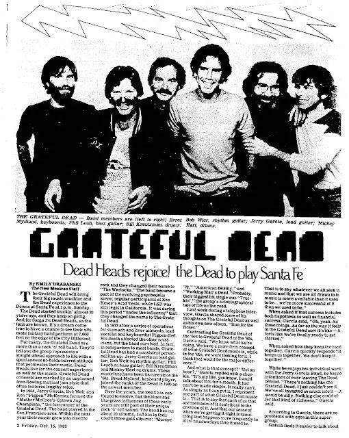 <<< PRESS LINK FOR AUDIO/VIDEO >>> FatManRocks.com #gratefuldead #jerrygarcia #bobweir #phillesh #billkrutzman #mickeyhart #brentmydland #vincewelnick #deadandcompany #johnmayer #PigPen #BruceHornsby #RonMcKeran #MelvinSeals