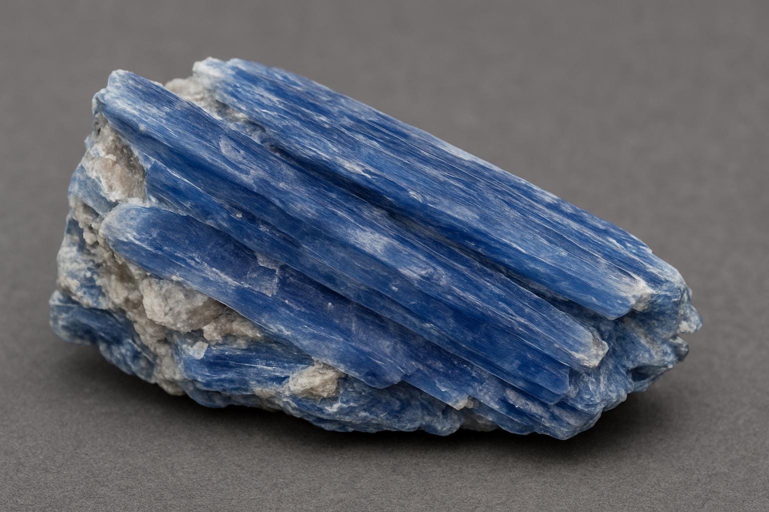 blue kyanite rough mineral specimen