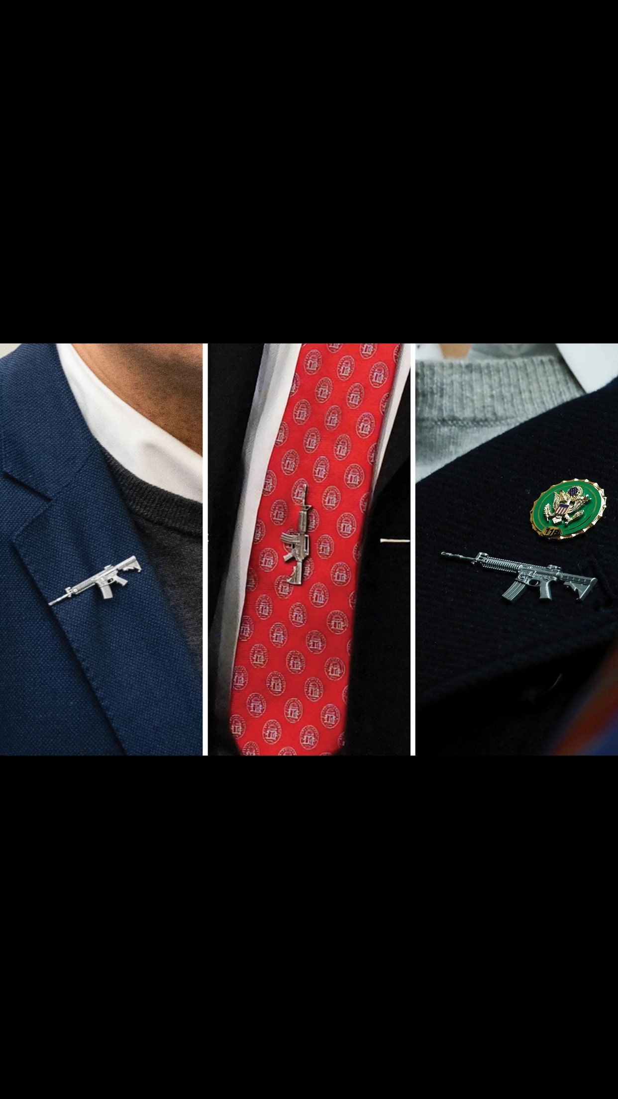 Friendly Reminder-Republicans wore these AR-15 pins in Congress-when BLOCKING Gun Reform?