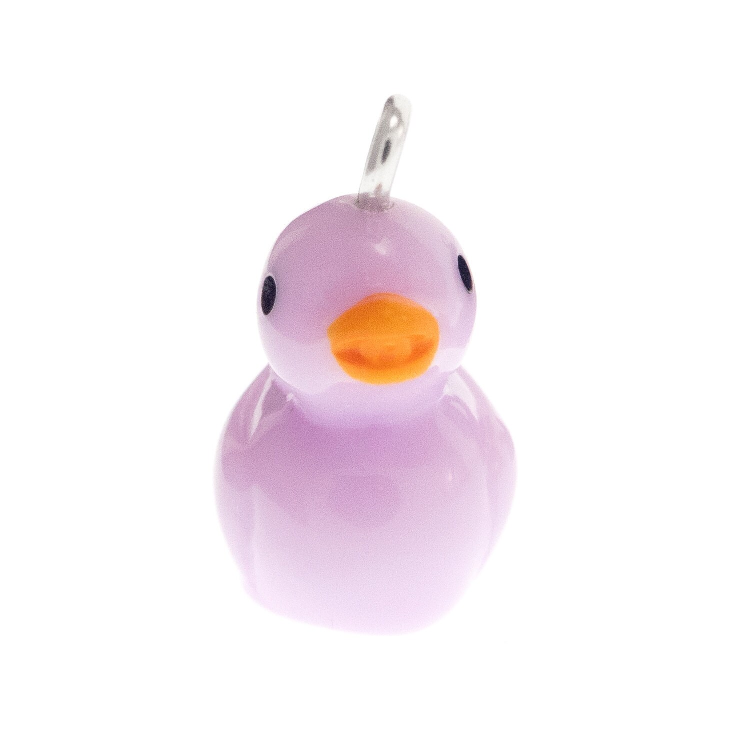 happy lucky necklace with rubber duck pendant