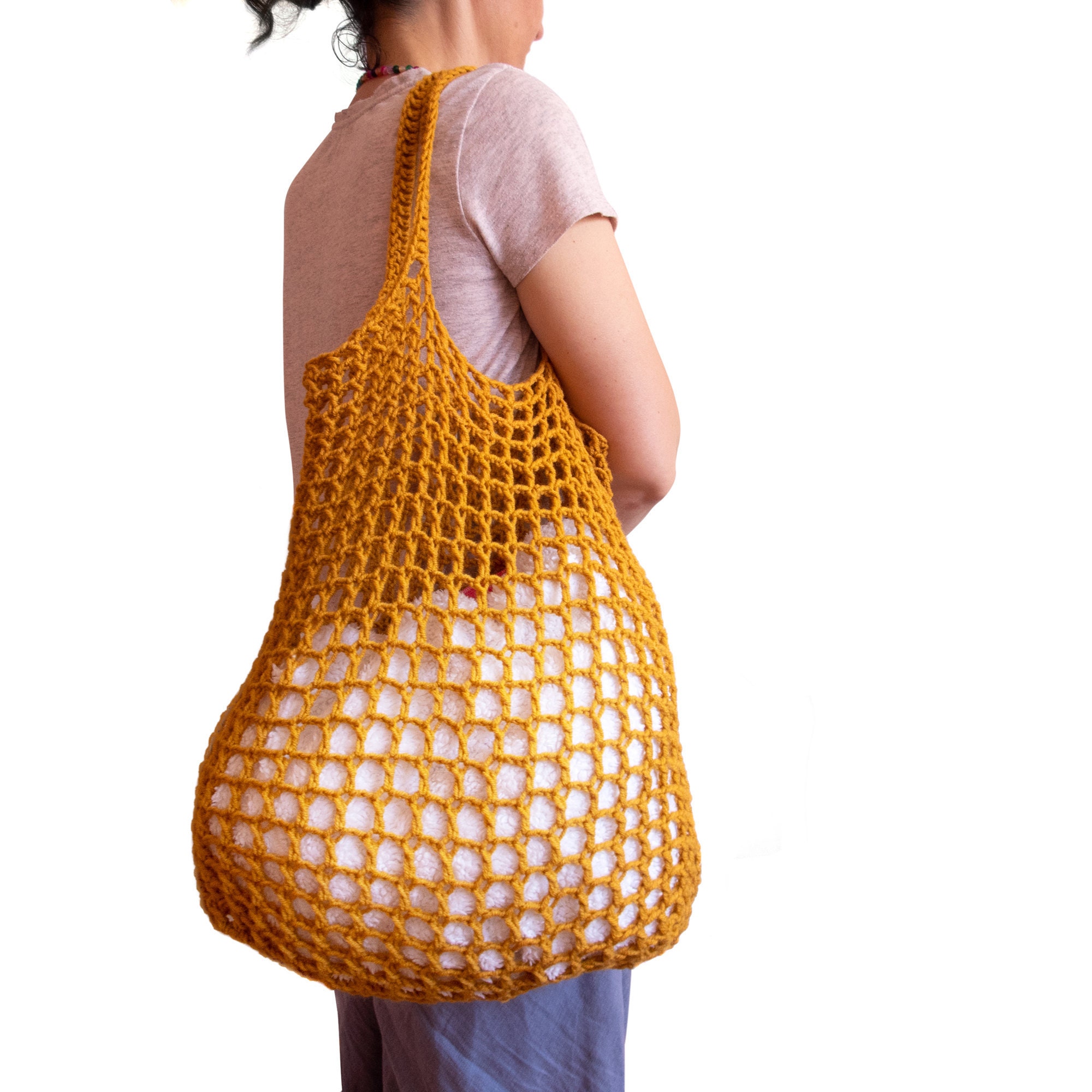 Reusable Net Shopping Bag Eco Friendly