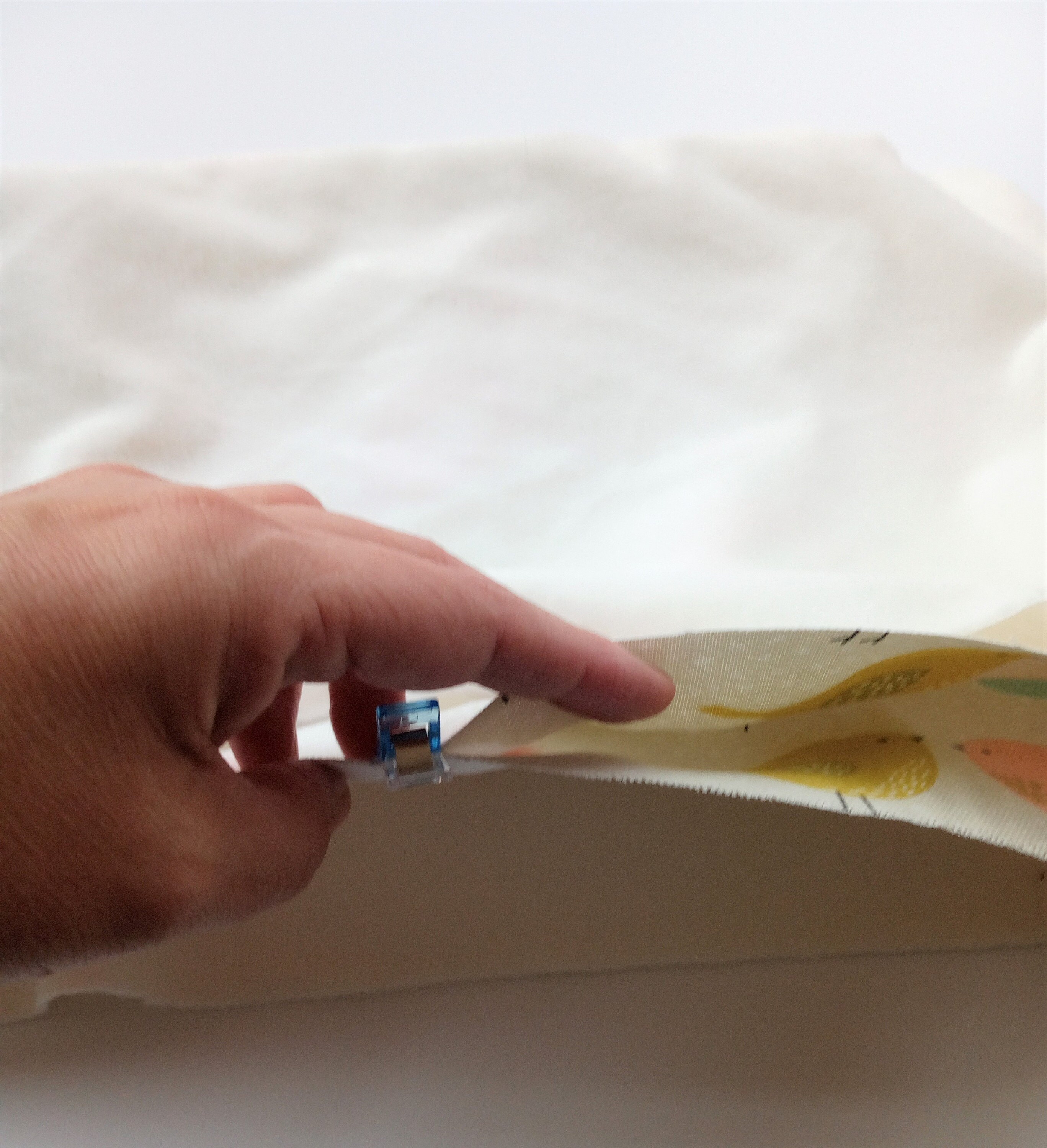 pin-outer-fabric-together