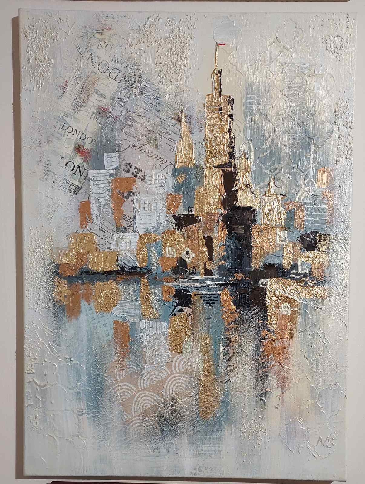 Textured Canvas Painting