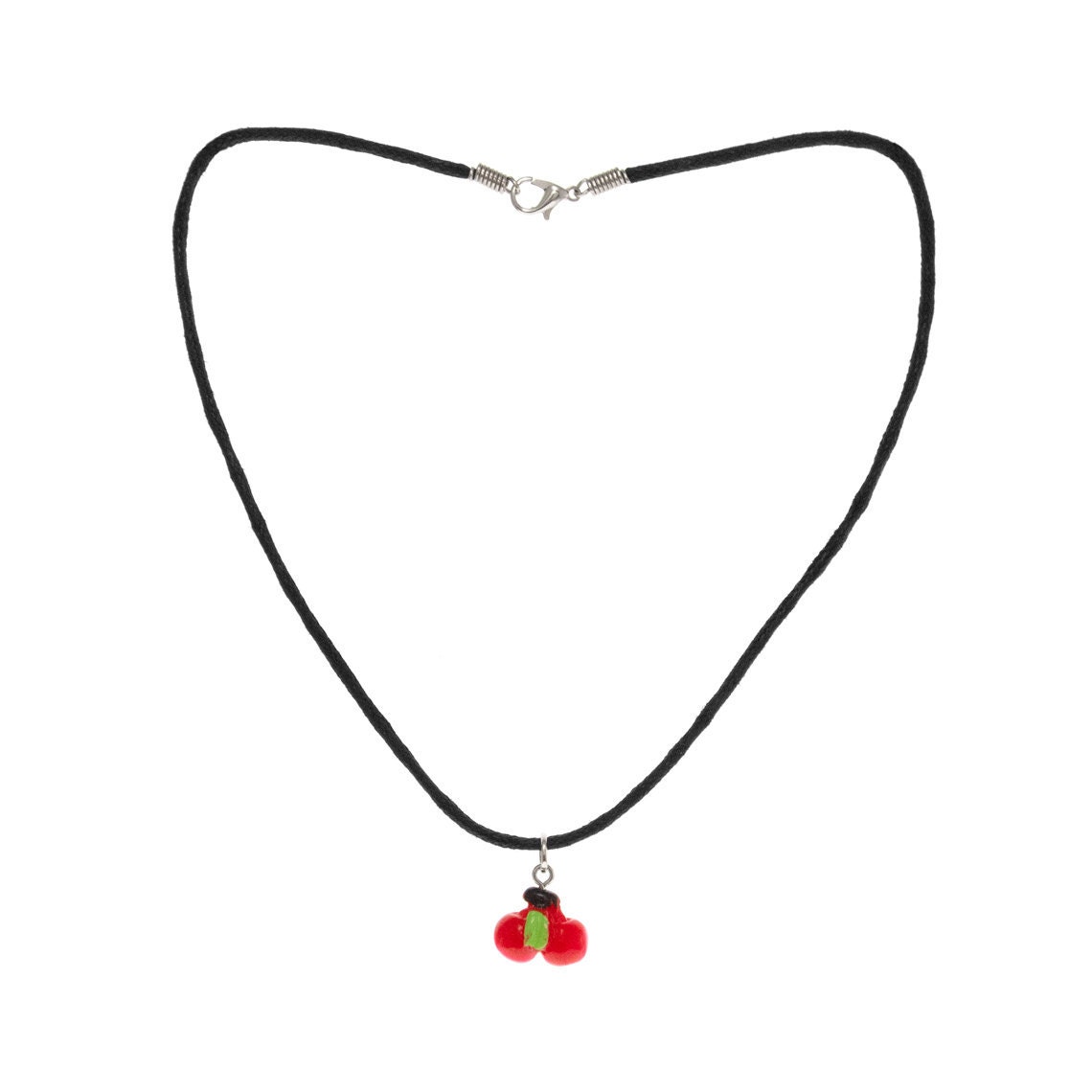 Famous Cherry Necklace. Cute Food Friendship Necklace