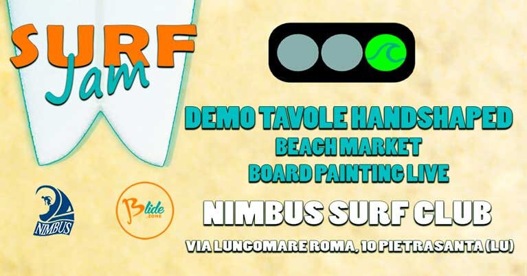 Seangolare mute su misura al Surf Jam Nimbus Surf Club