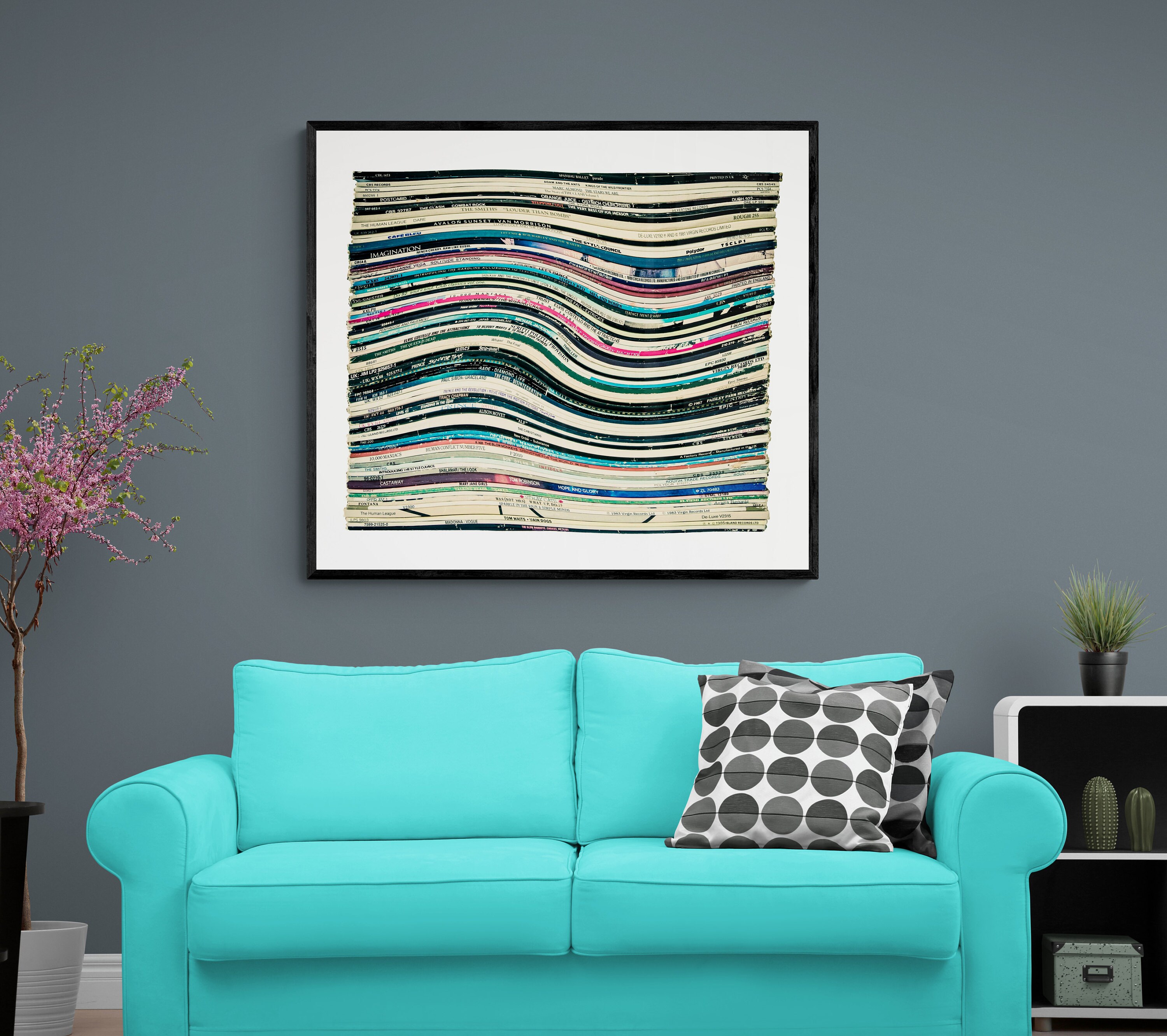 vinyl collection warped music lover art prints