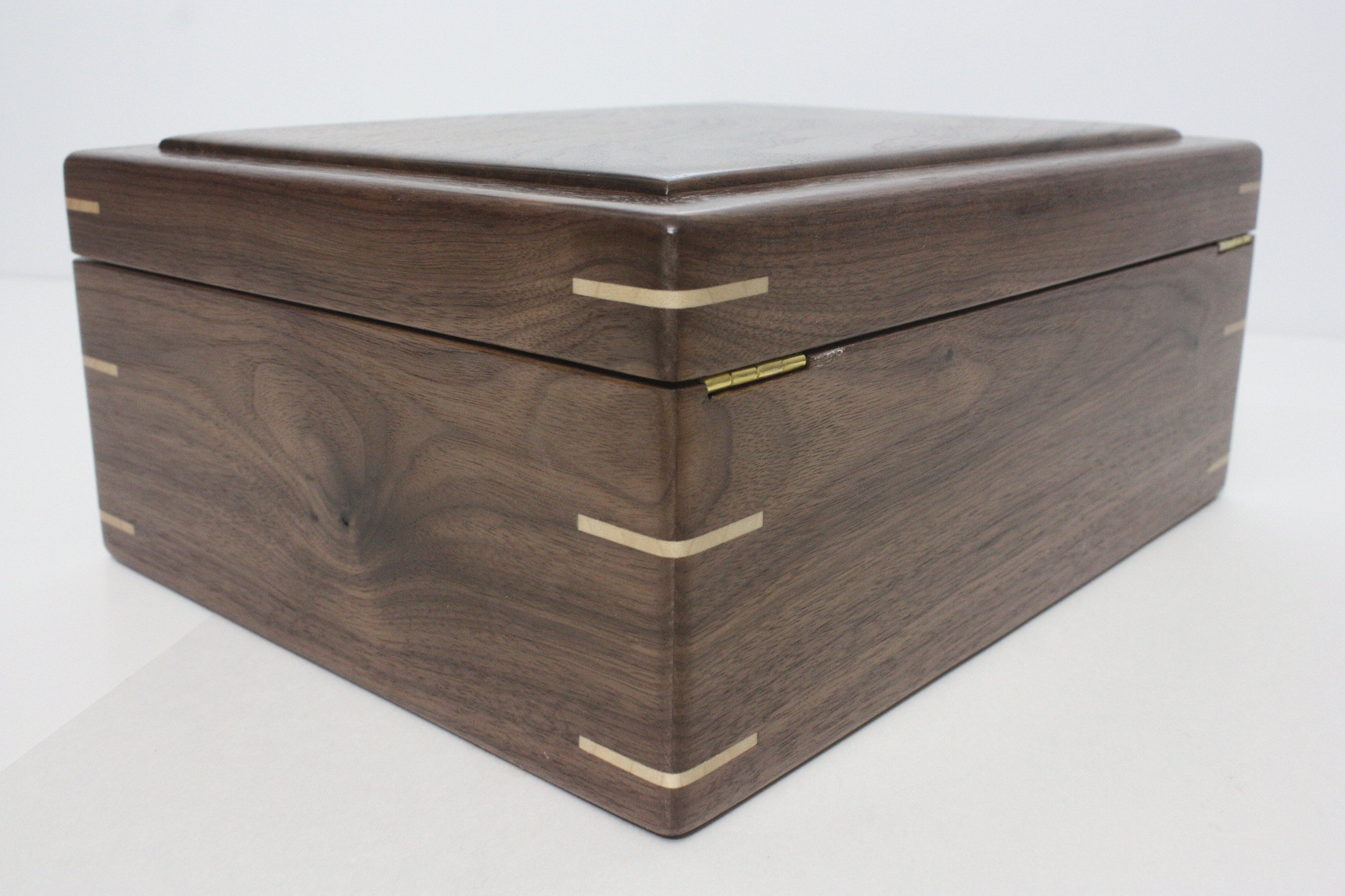 Handmade Locking Box with Quadrant Hinges
