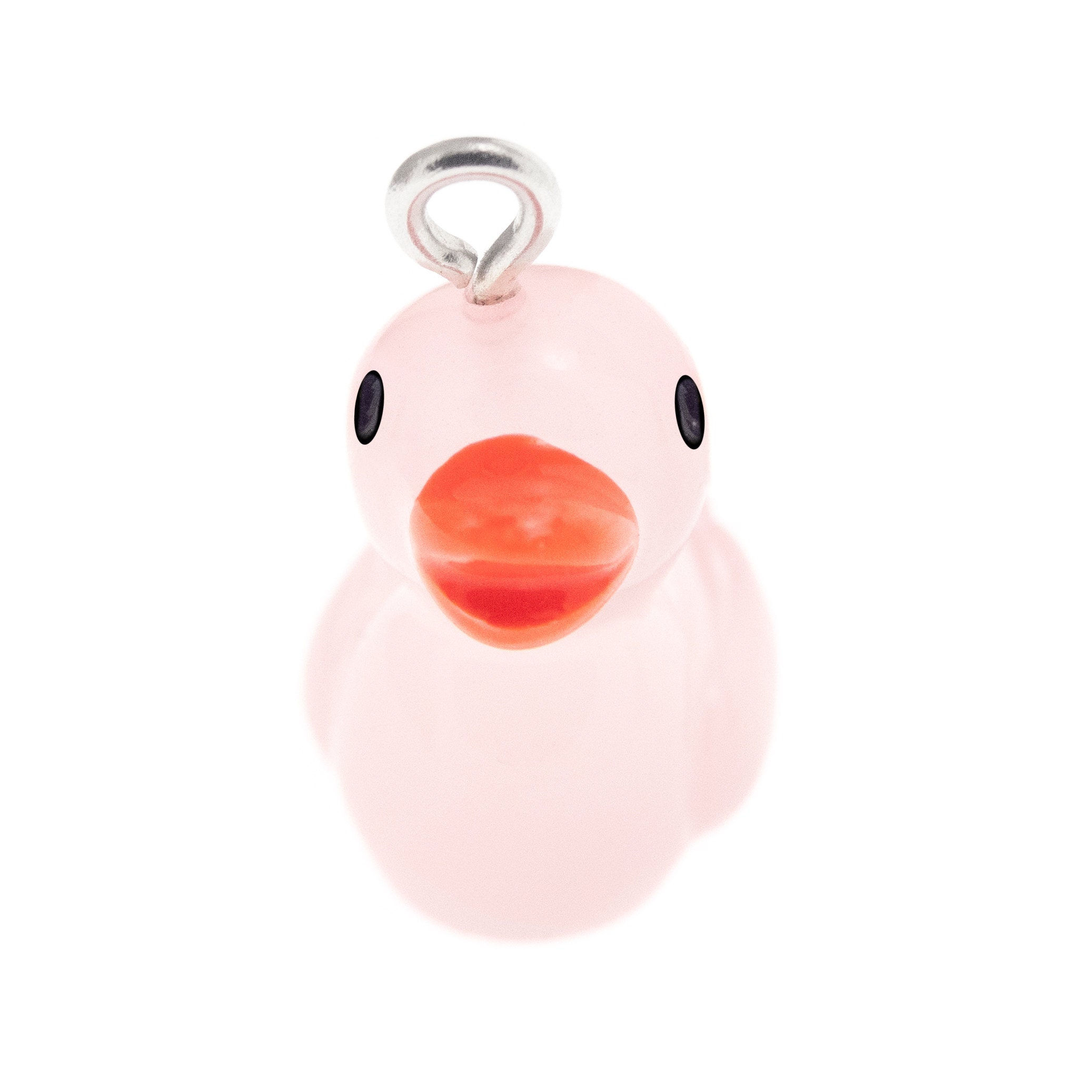 Rubber Duck Keychain Pink