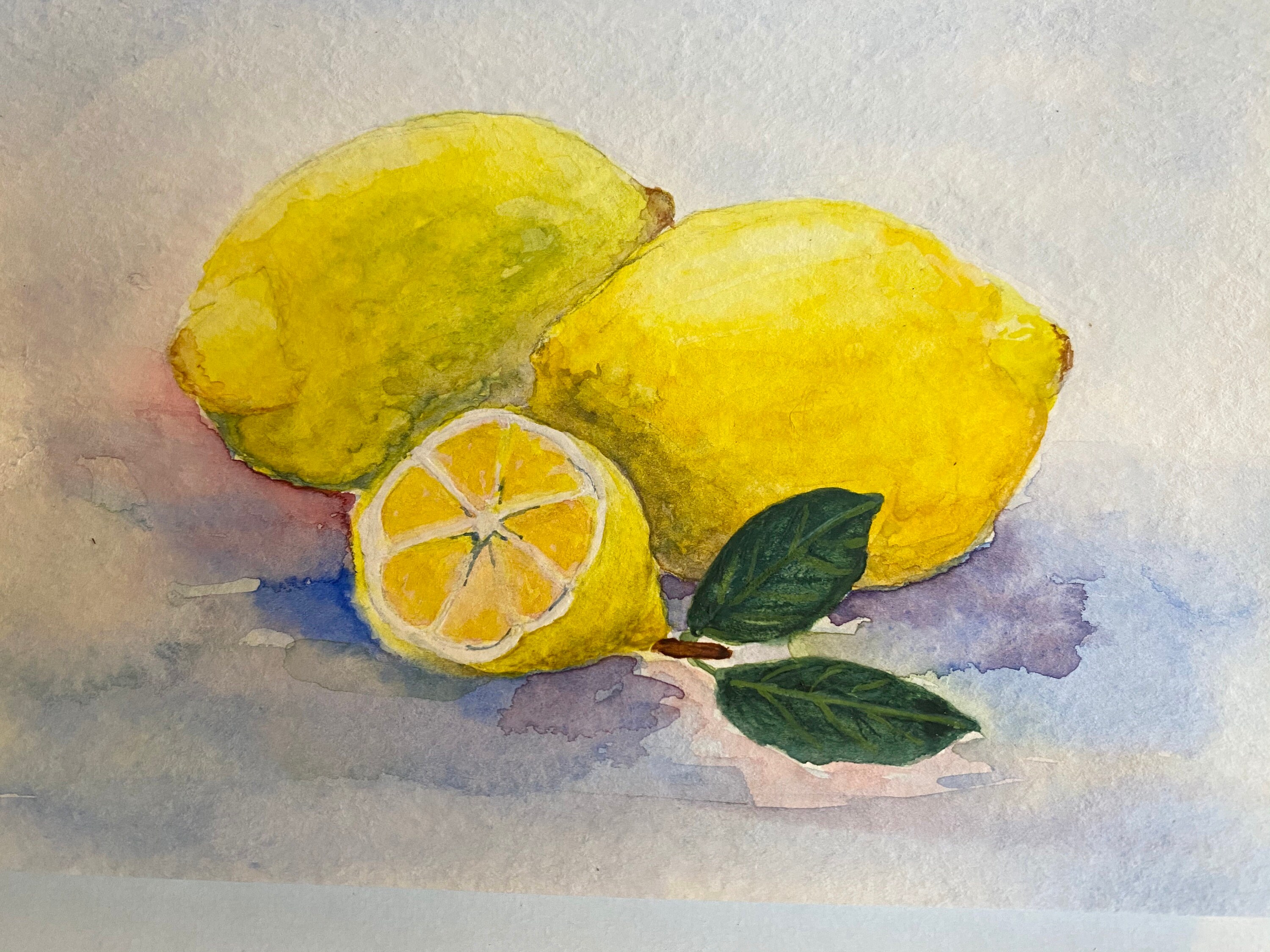 Lemon Watercolor