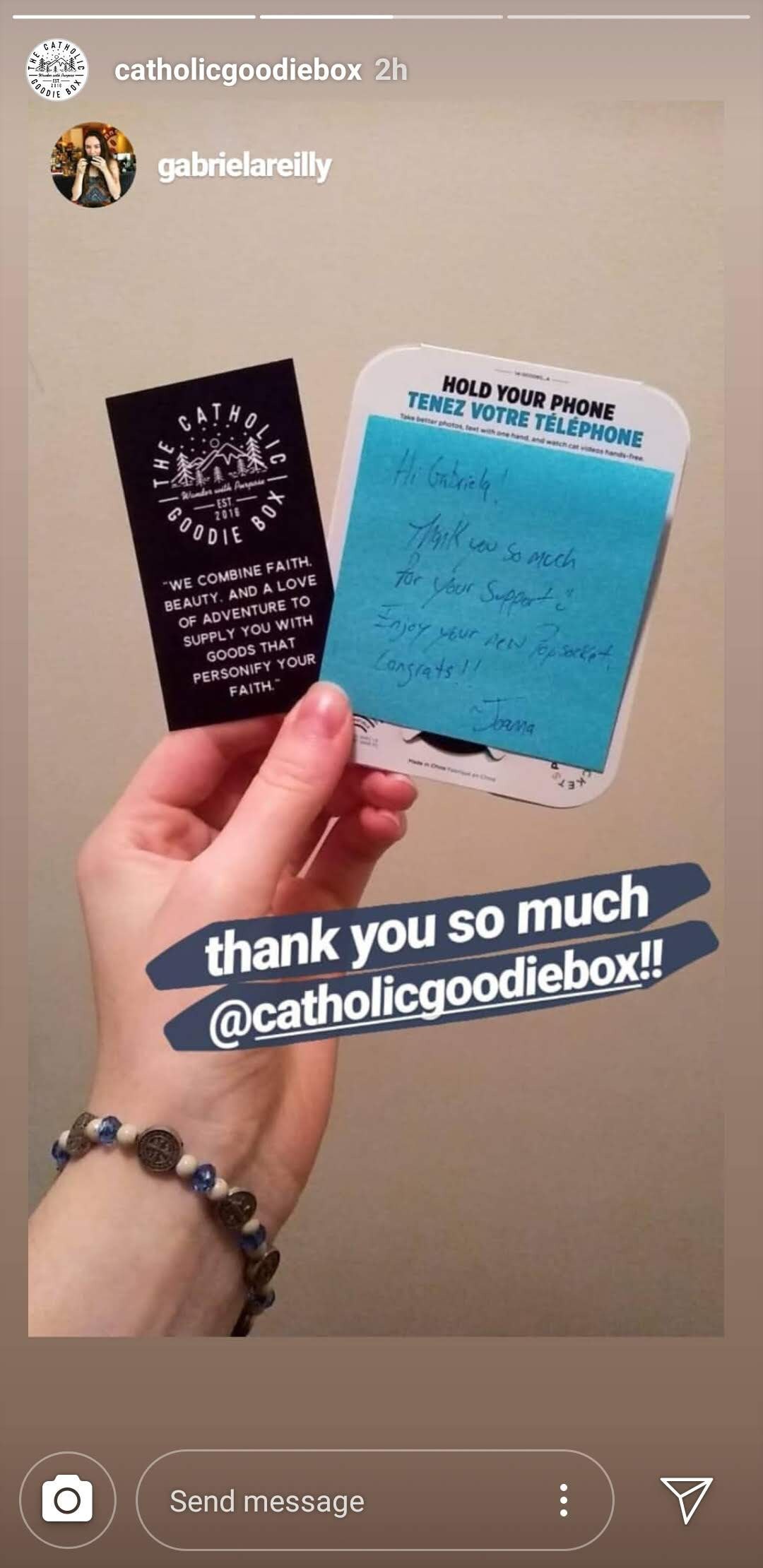Catholic PopSocket Winner