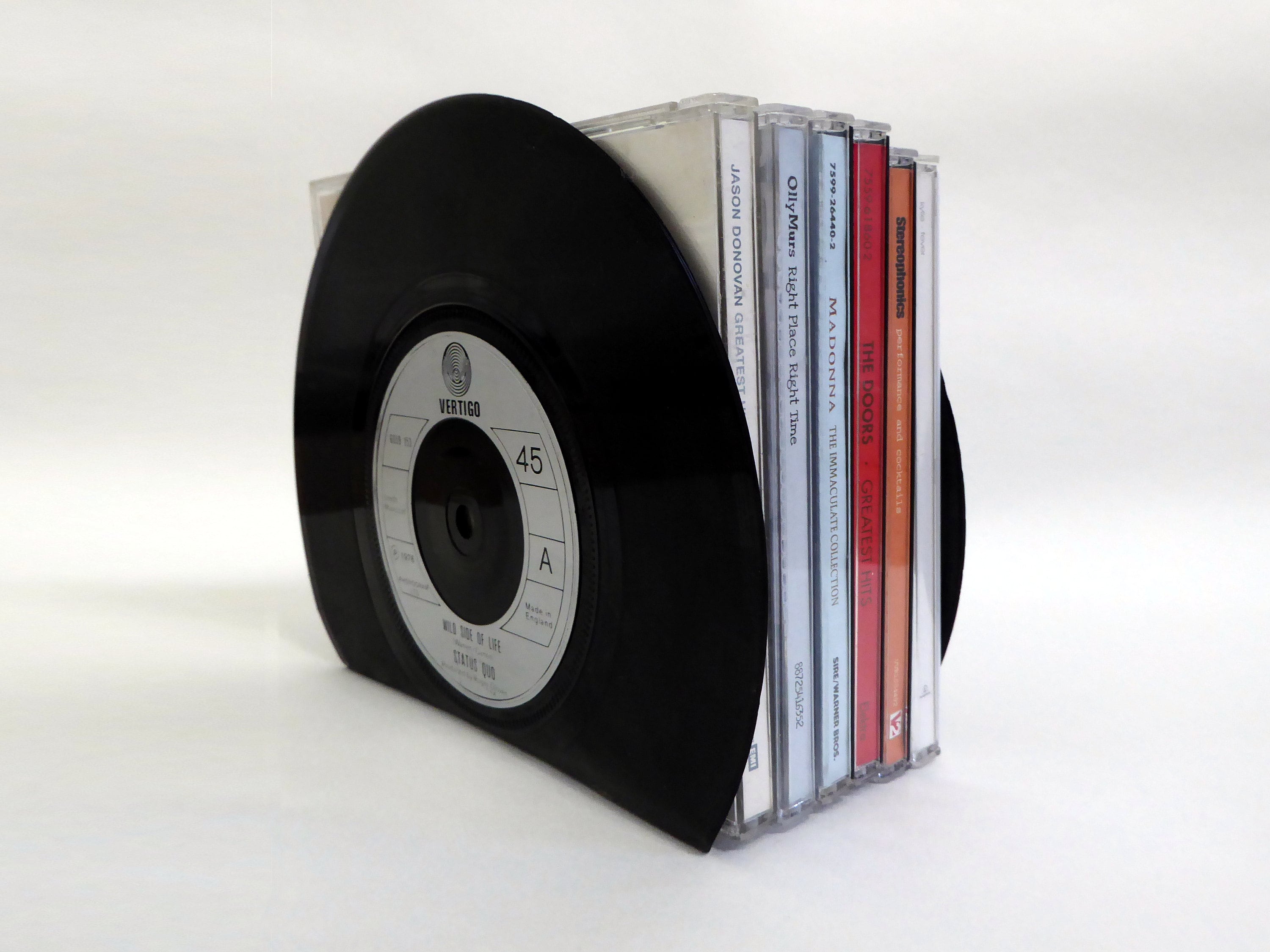 Small Vinyl Record Bookends