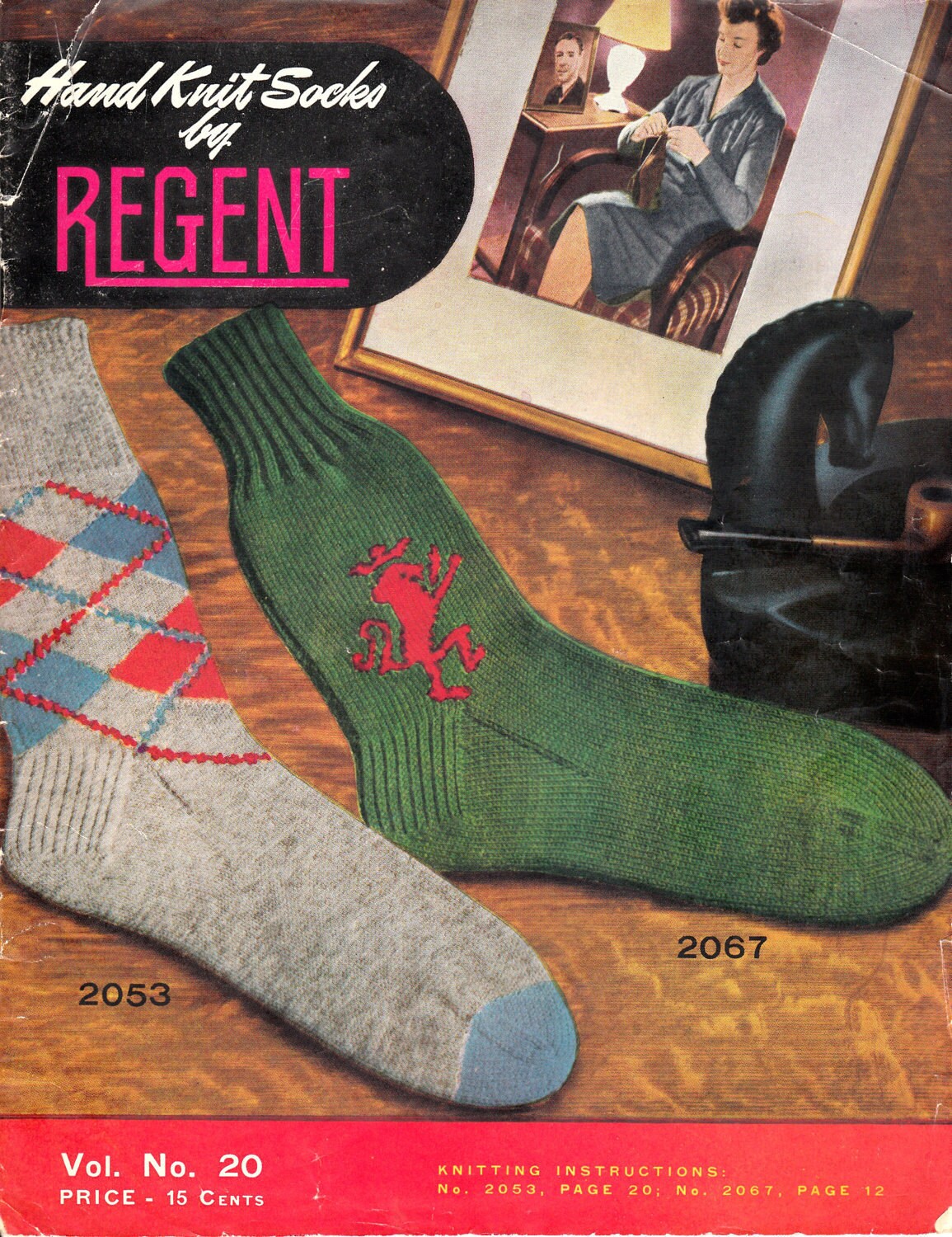 25 Free vintage sock knitting patterns