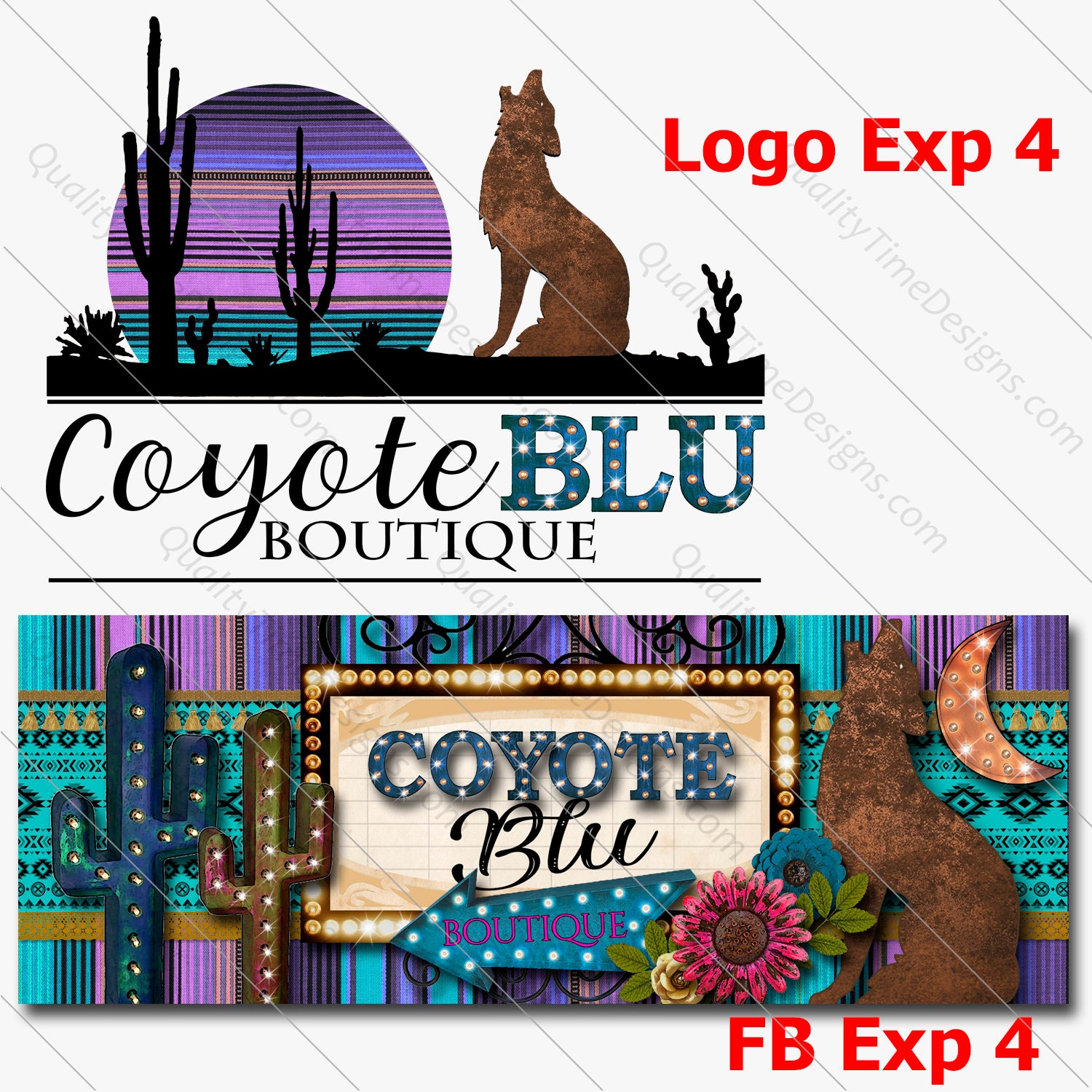 Quality Time Designs - Custom Logo Design