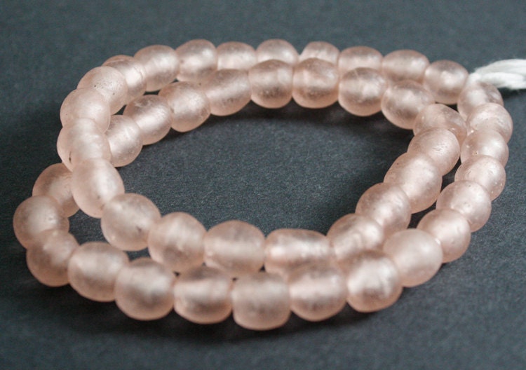 pink packet beads made from imported seed beads