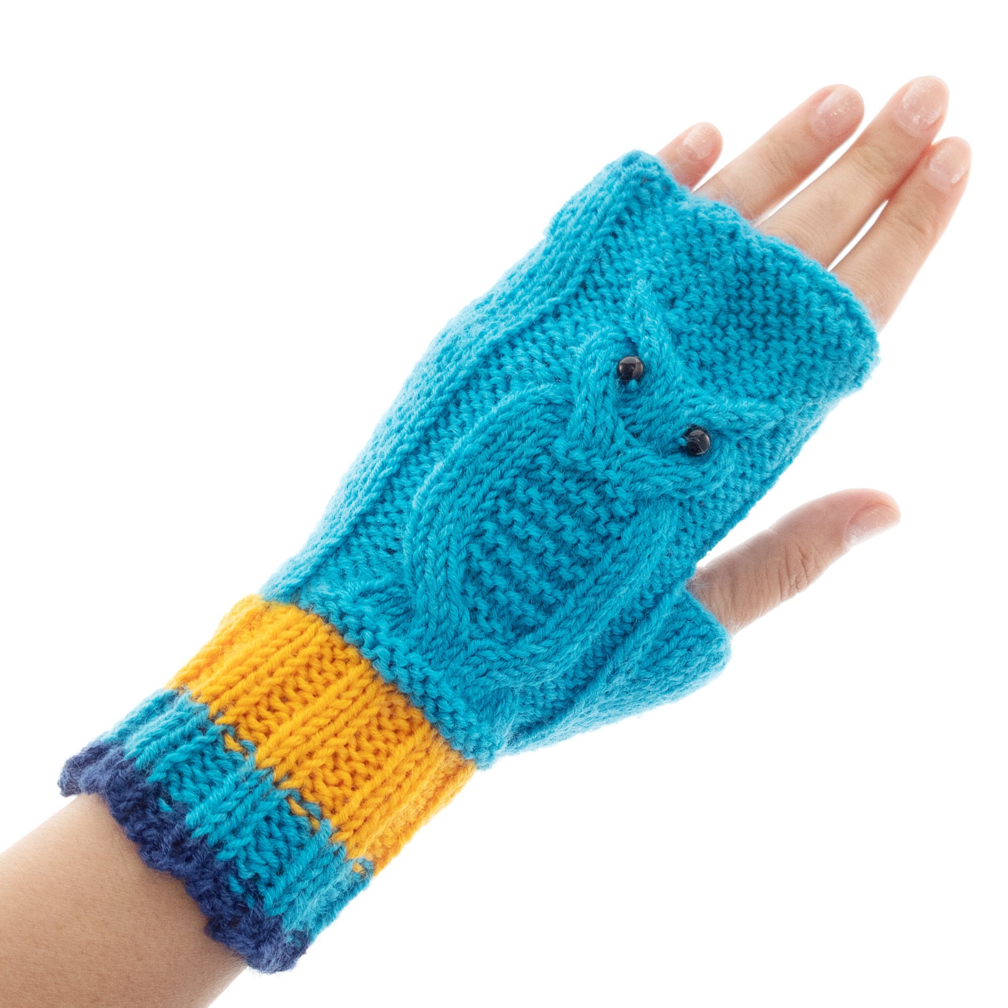 handmade owl gloves & mittens for ladies