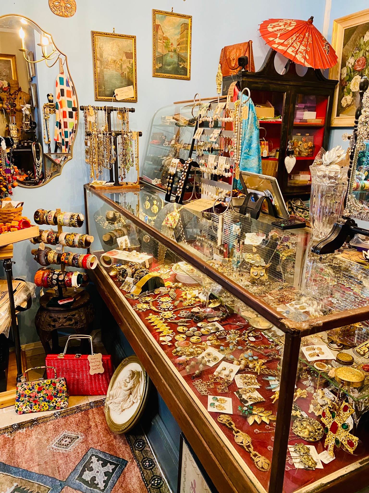 Diamonds and Rust Vintage Jewelry Showcase Joseff of Hollywood Jewelry