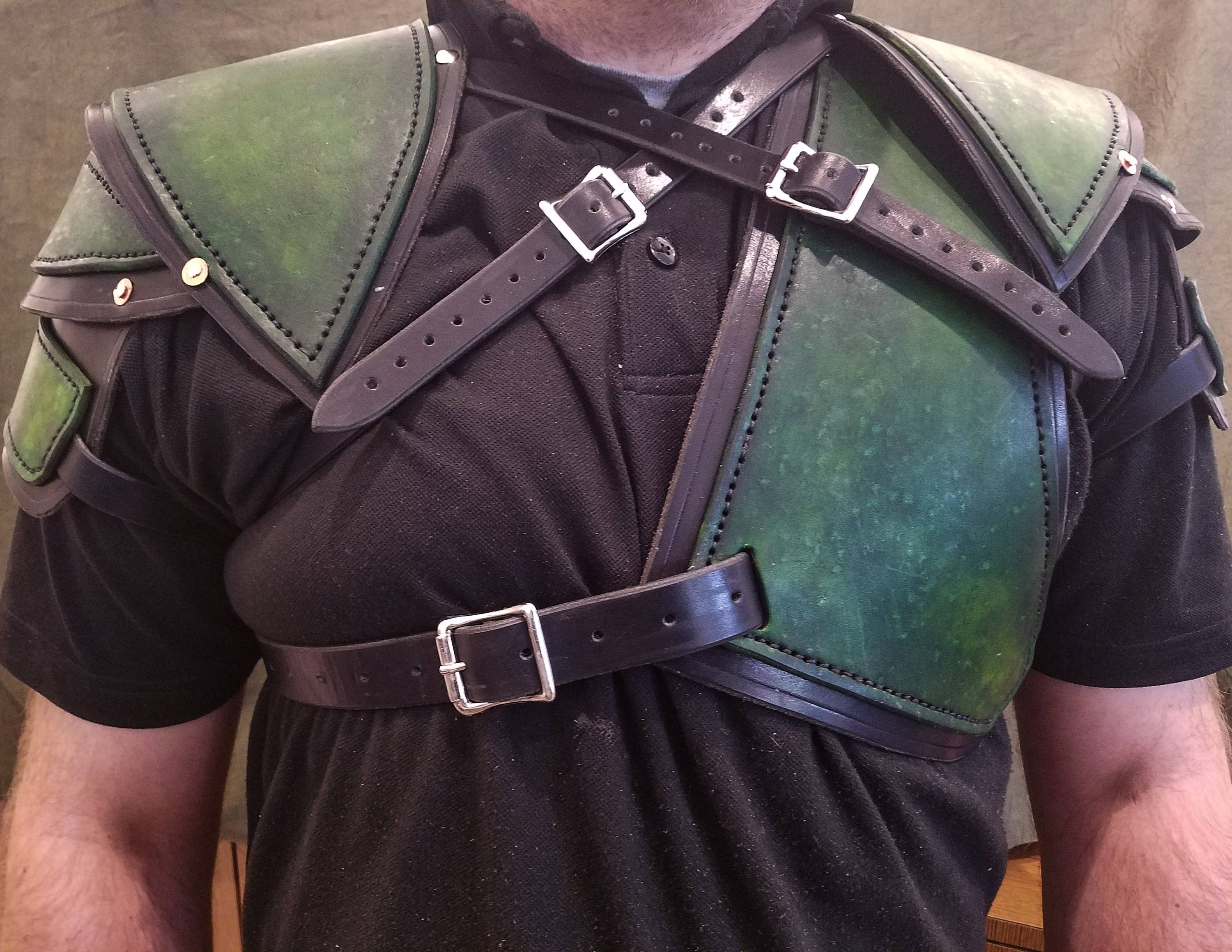 Dark green overlay on some body armor