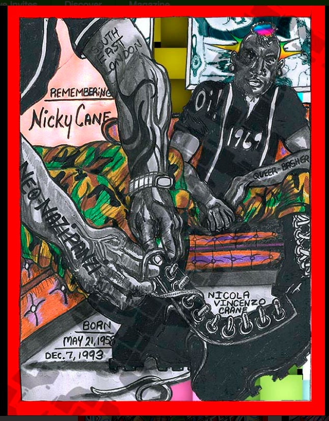 Nicky Crane-The Hate of 1992, Neo Nazi-Gay Pornstar-Oct. 16,17, 2016
