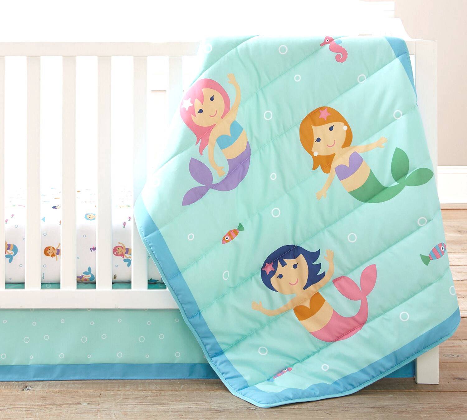 Mermaids Baby Crib Bedding