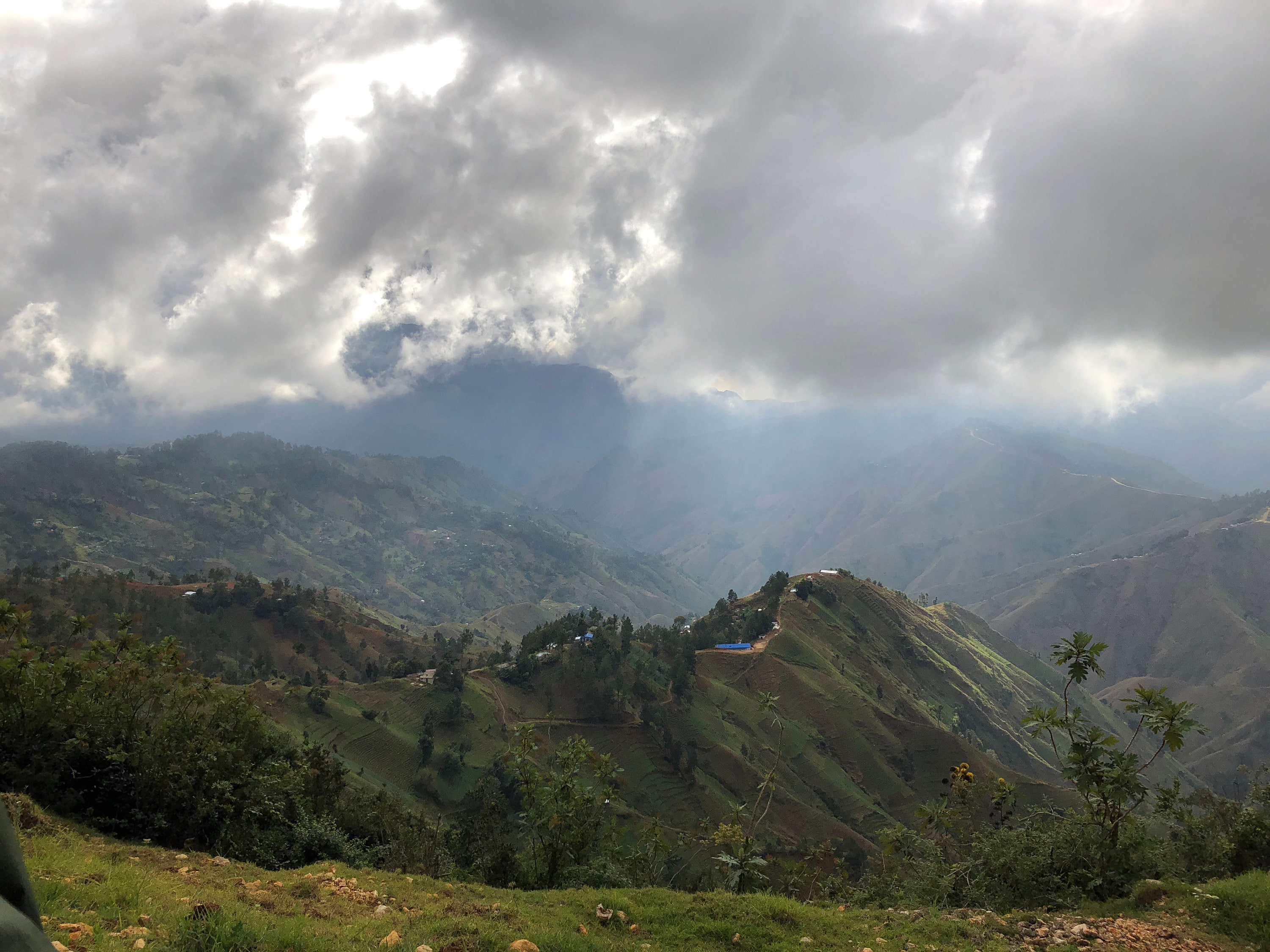 View from 6400ft in Kenscoff, Haiti