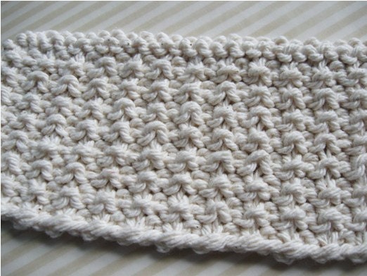The mock ribbing knitting stitch