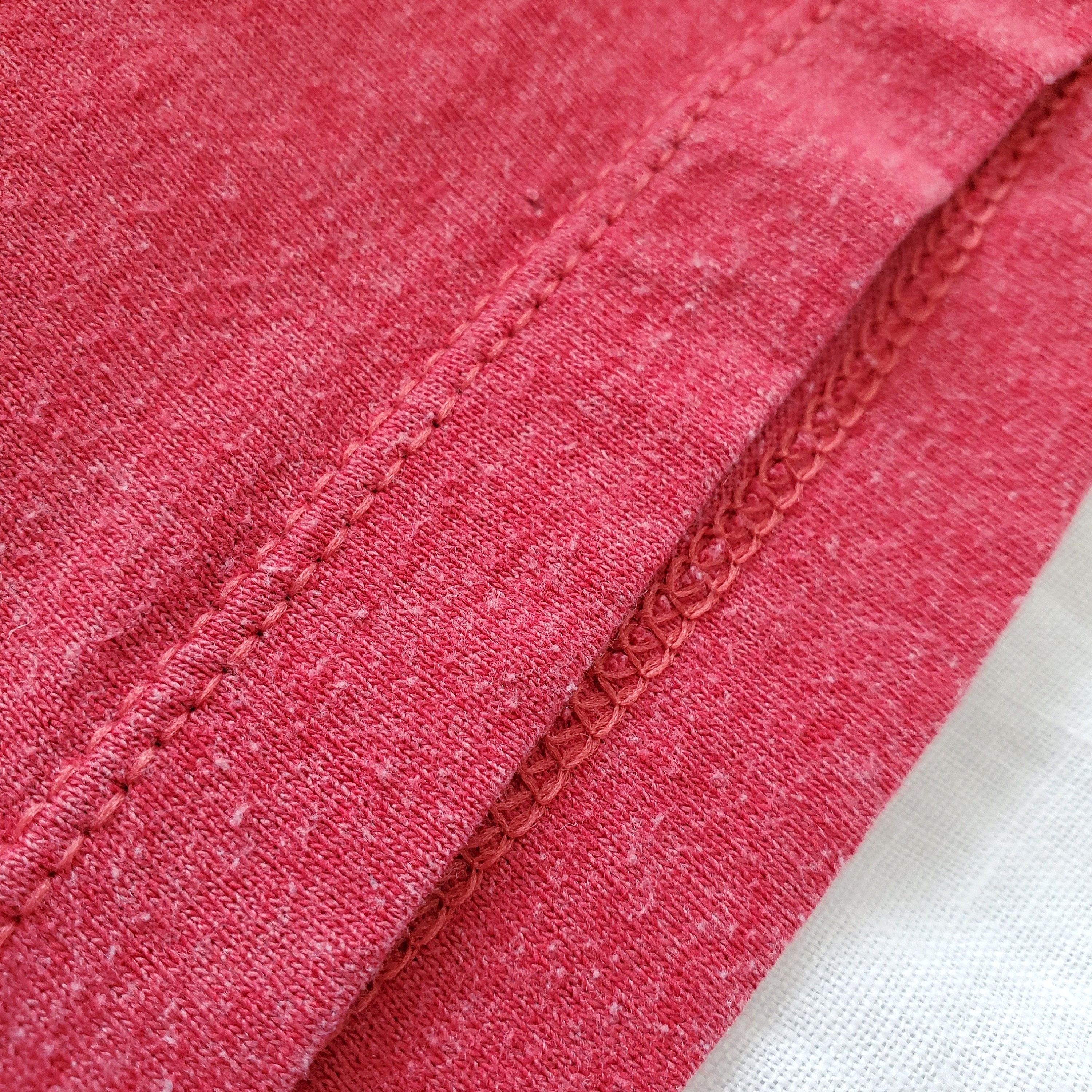 Double Stitch Sleeves on a Modern T-Shirt