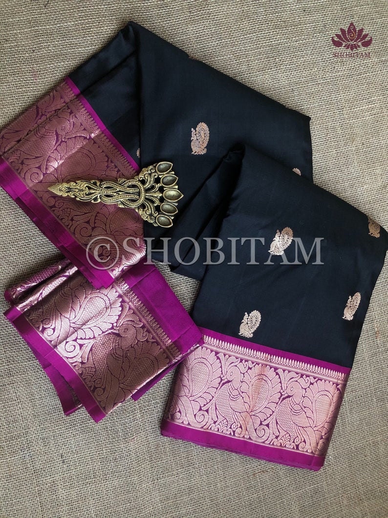 Annapakshi design on Kanchipuram silk