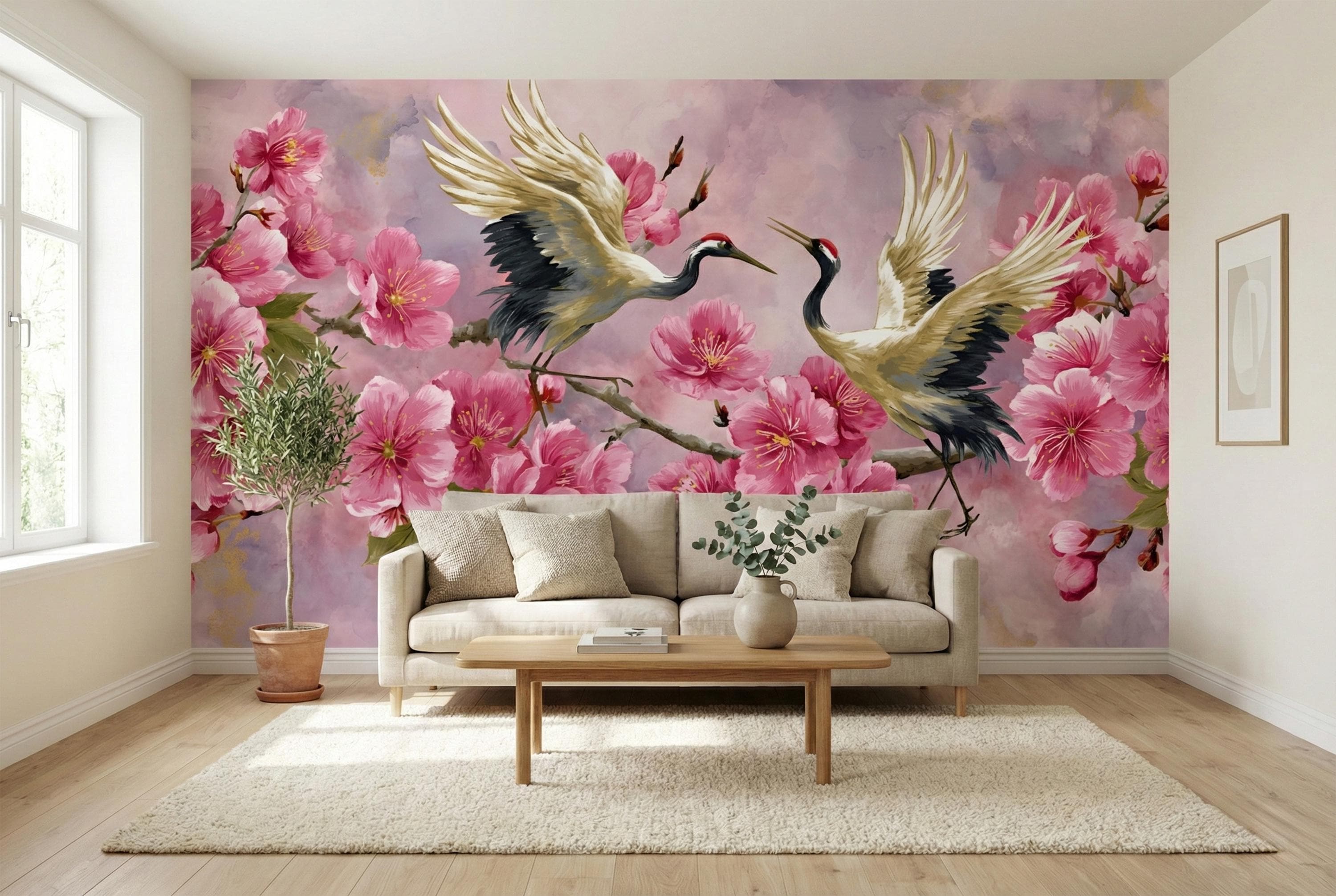 Modern interior example showing how to choose wallpaper for a stylish home